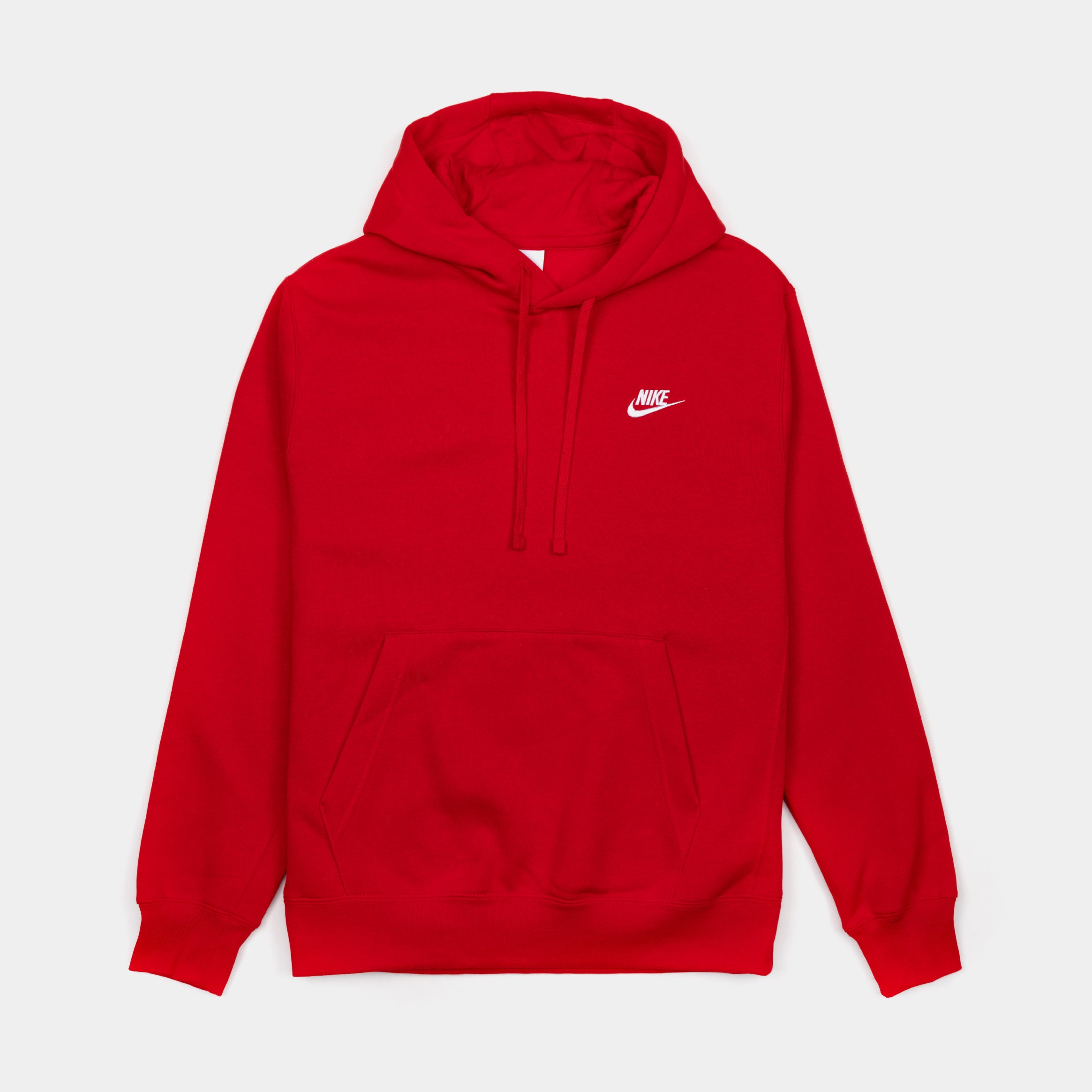 Nike Men's Sportswear Club Fleece Hoodie, Size: XL, Red