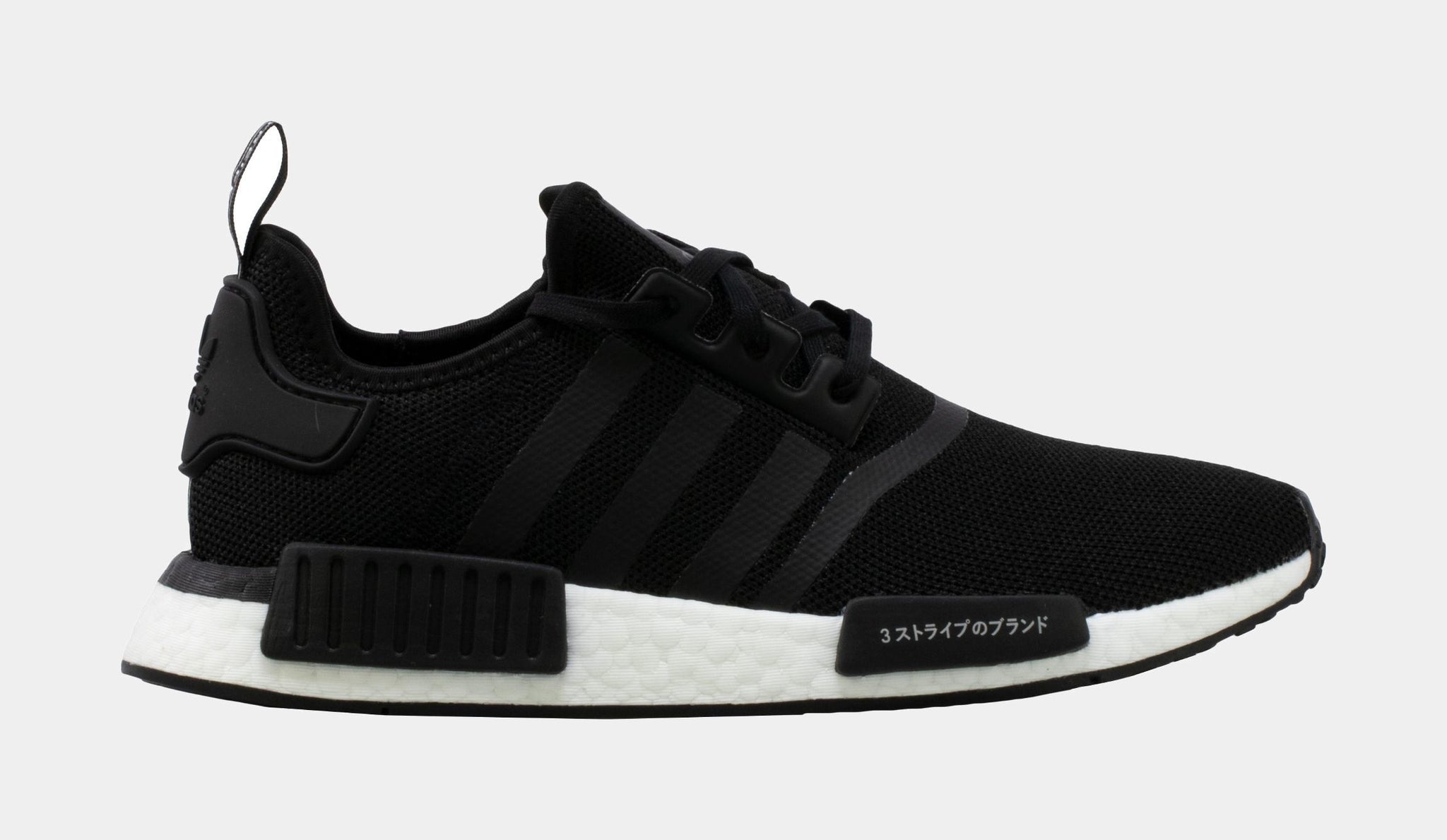 NMD R1 Mens Running Shoe (Black/White 