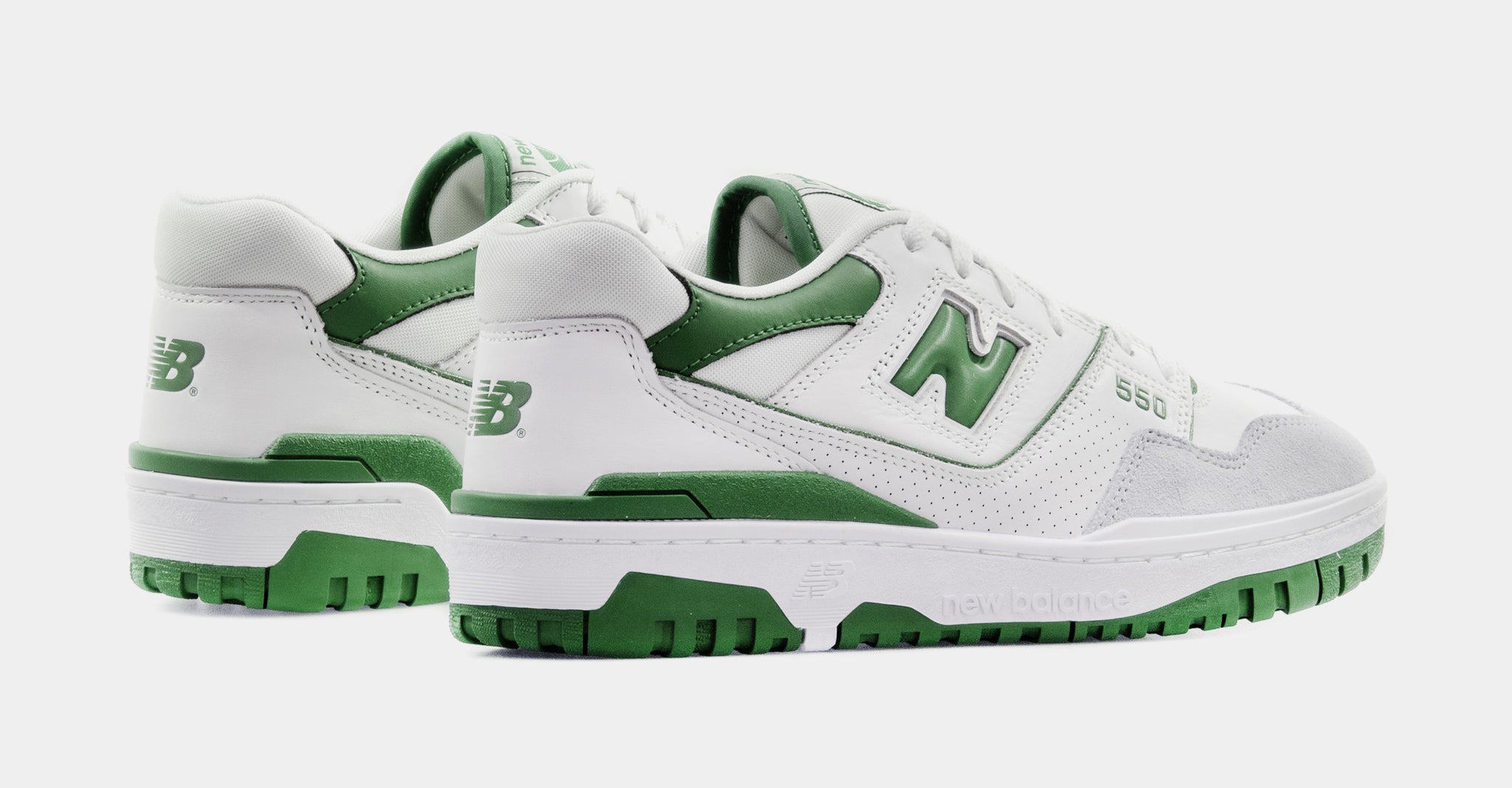 New Balance 550 Mens Lifestyle Shoe Green White BB550WT1 – Shoe Palace