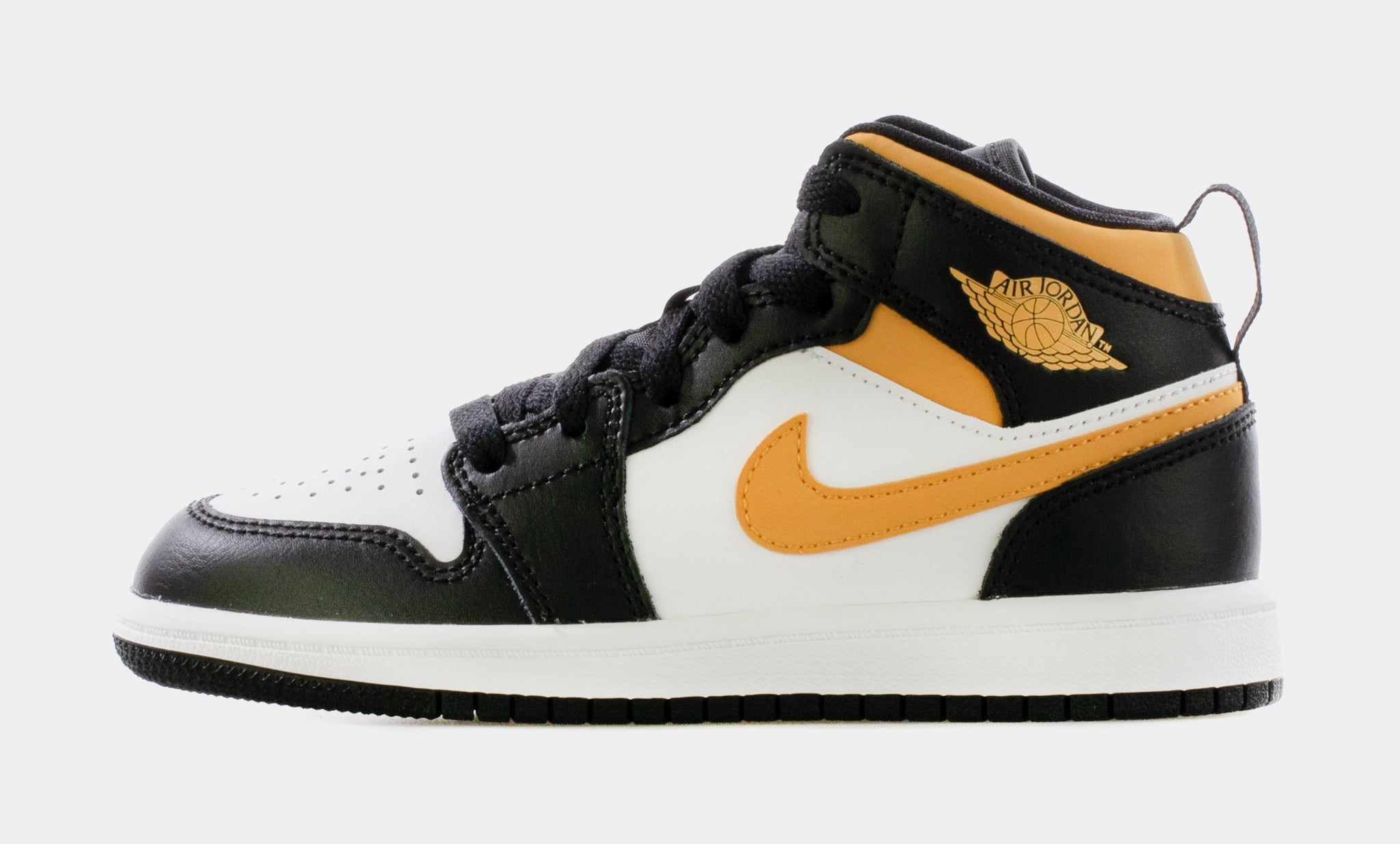 black and yellow jordan 1 preschool