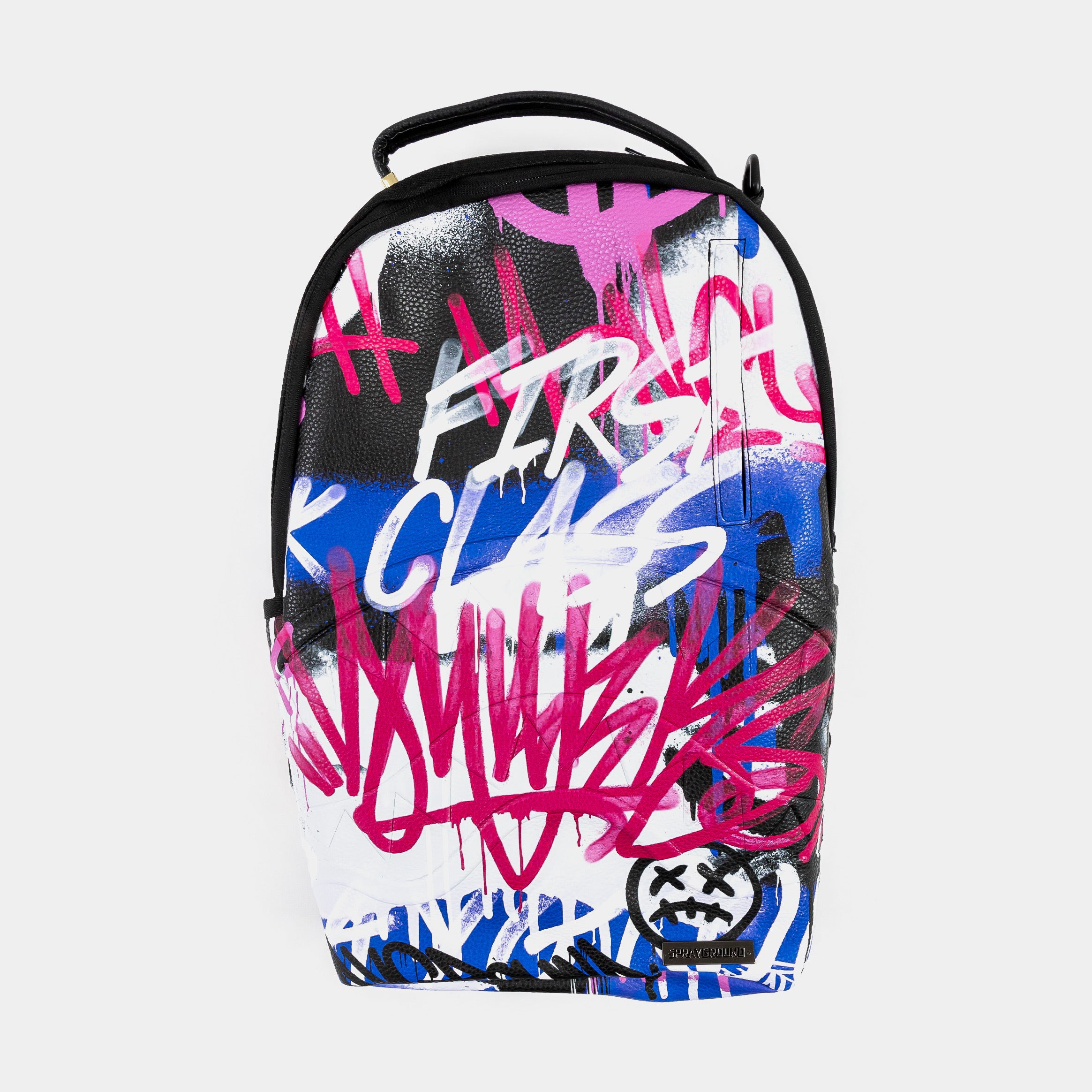 Sprayground Shoe Palace Exclusive Scarface Split Sharks in Paris Mens Backpack (Black/White)