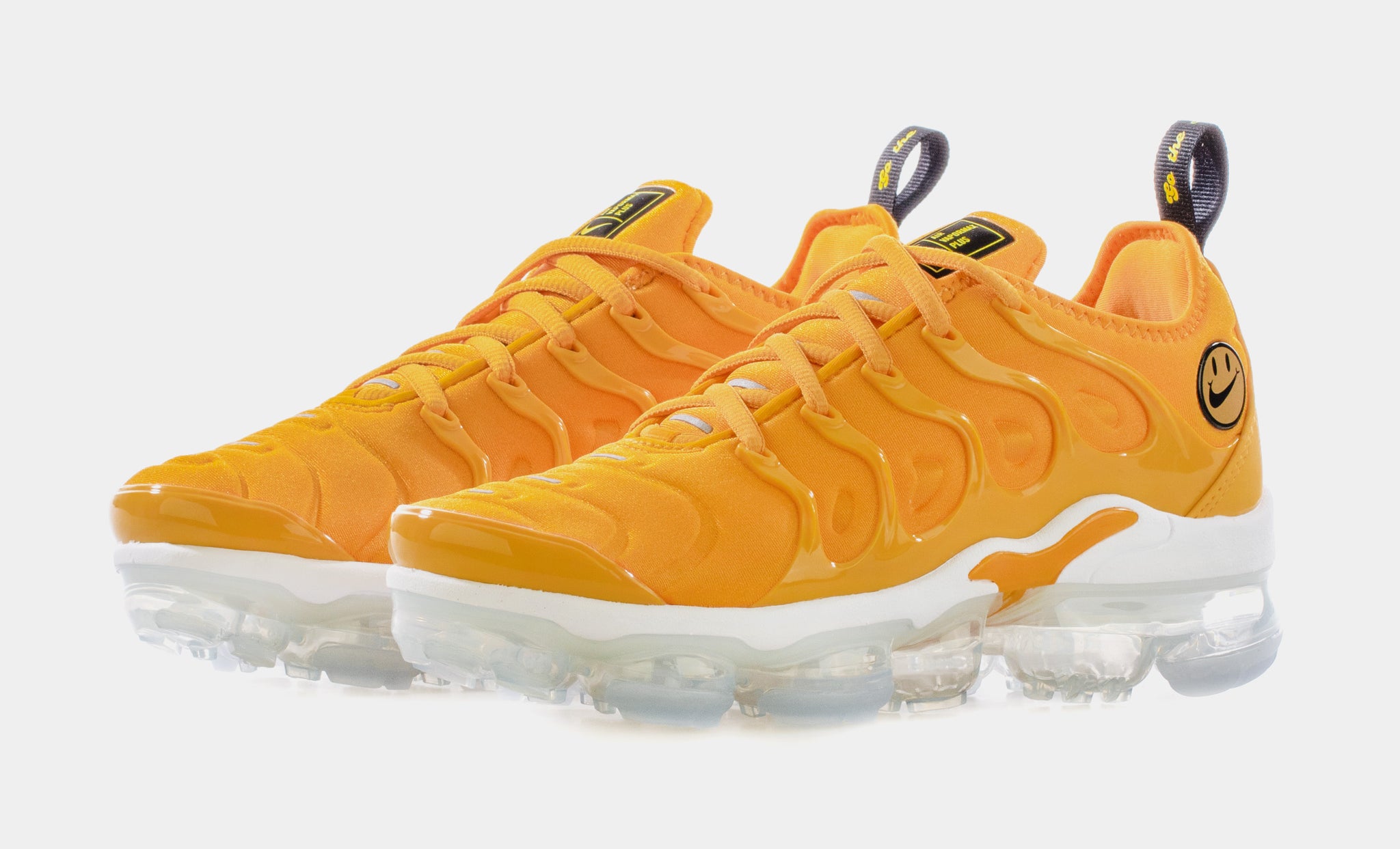 women's nike air vapormax plus running shoes yellow