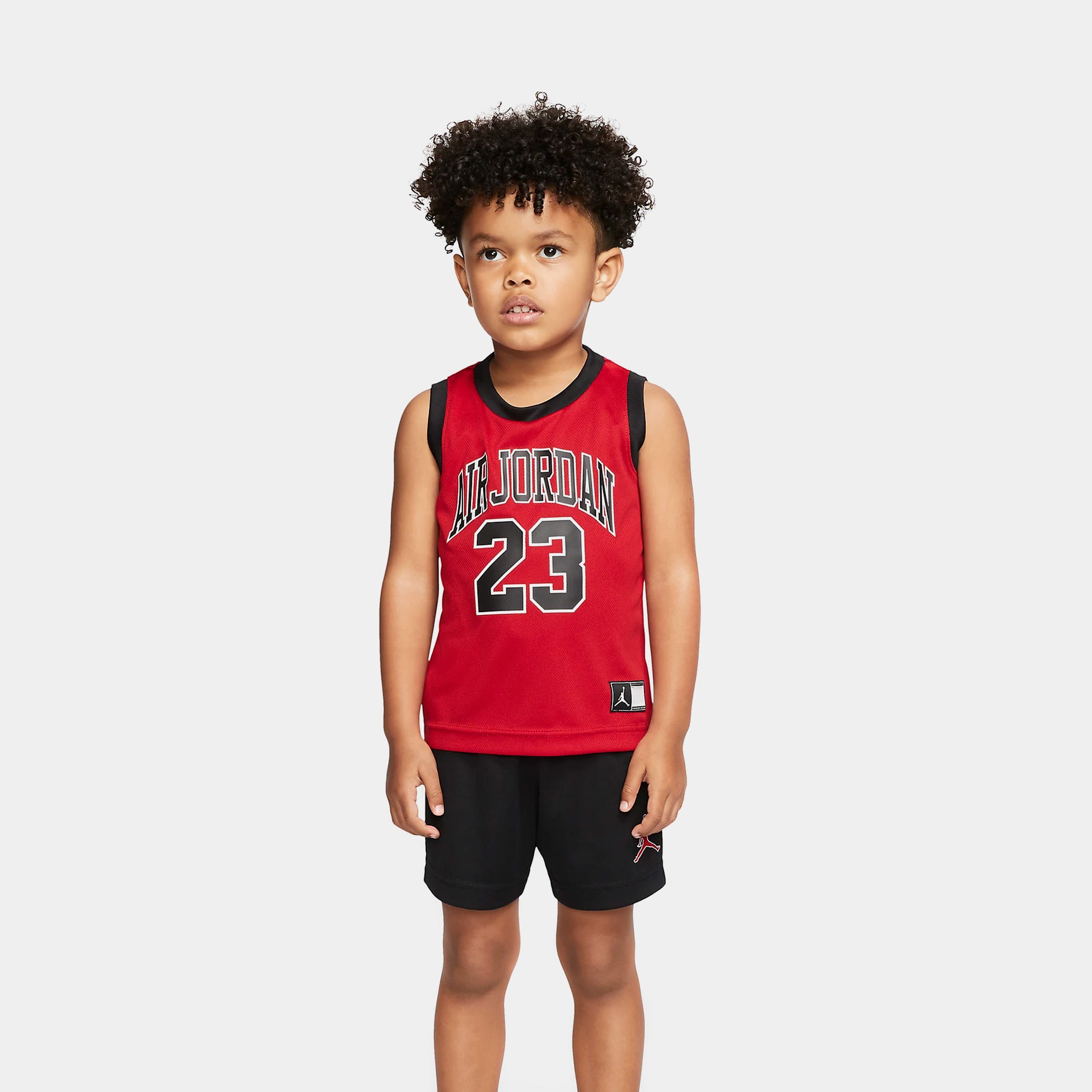 Jordan Little Boys 2T-7 Short-Sleeve Flight MVP Jersey Tee & French Terry  Shorts Set