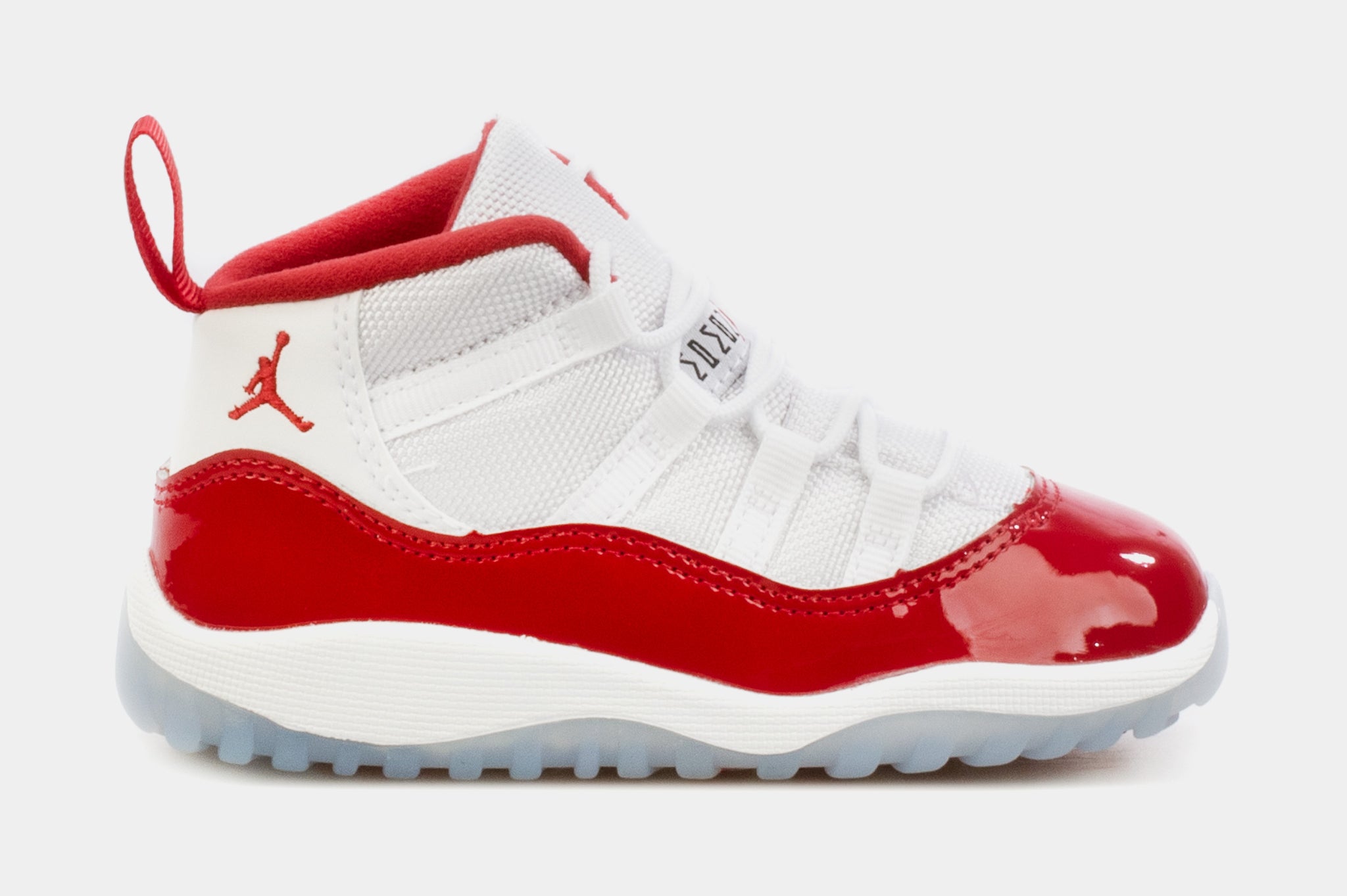 Air Jordan 11 Retro Cherry Infant Toddler Lifestyle Shoes (White/Red ...