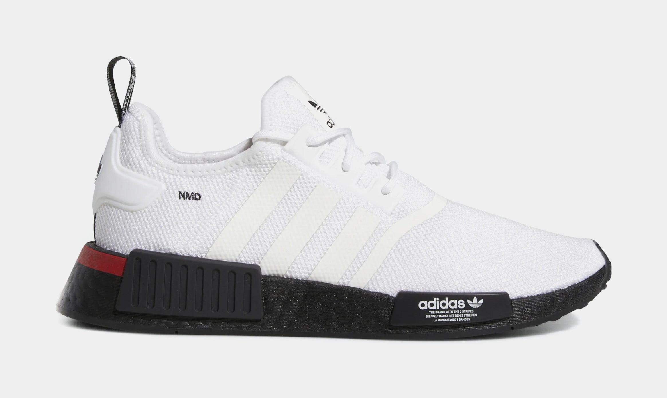 NMD_R1 Mens Running Shoes White Black HQ2069 Shoe Palace
