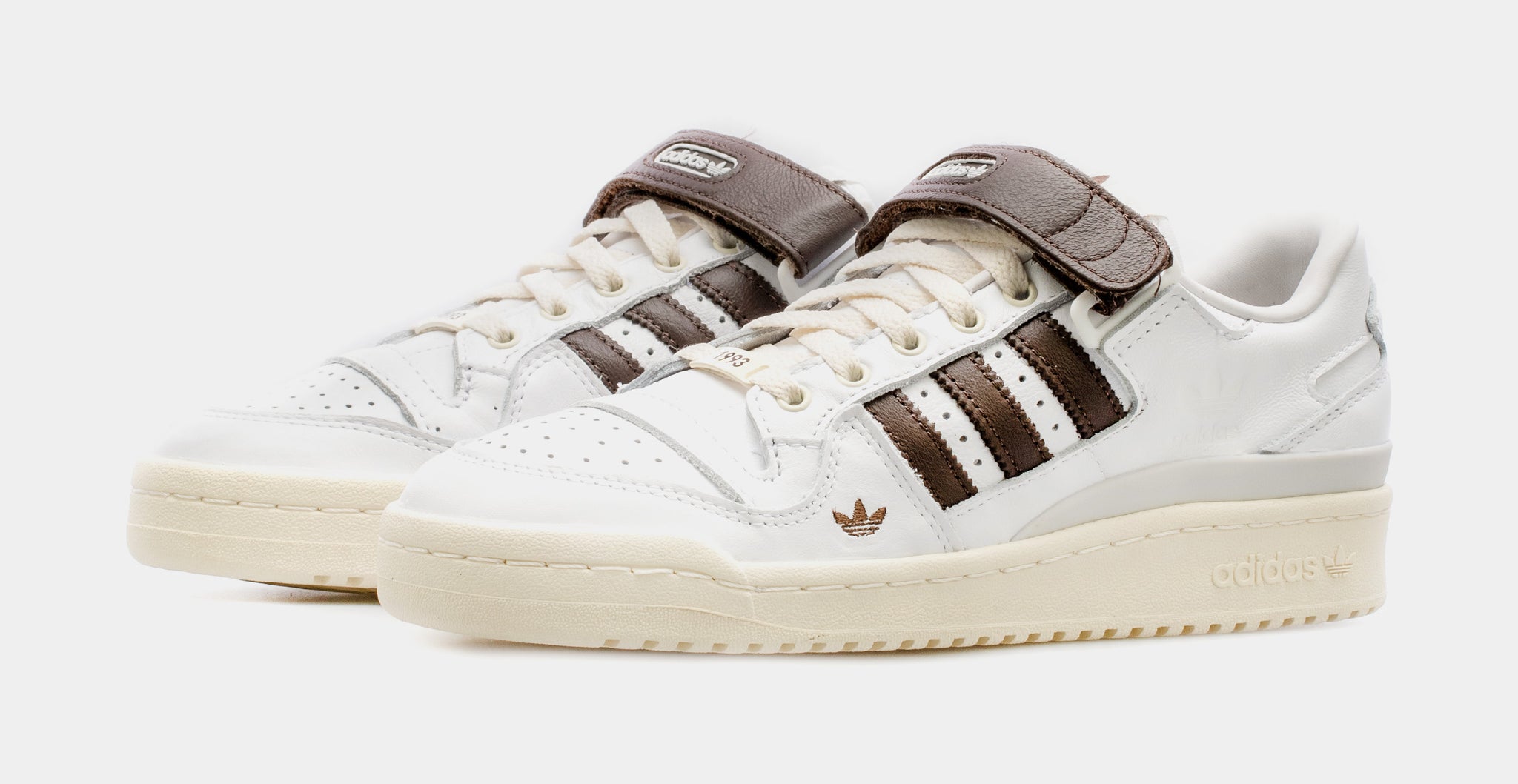 adidas brown and white shoes