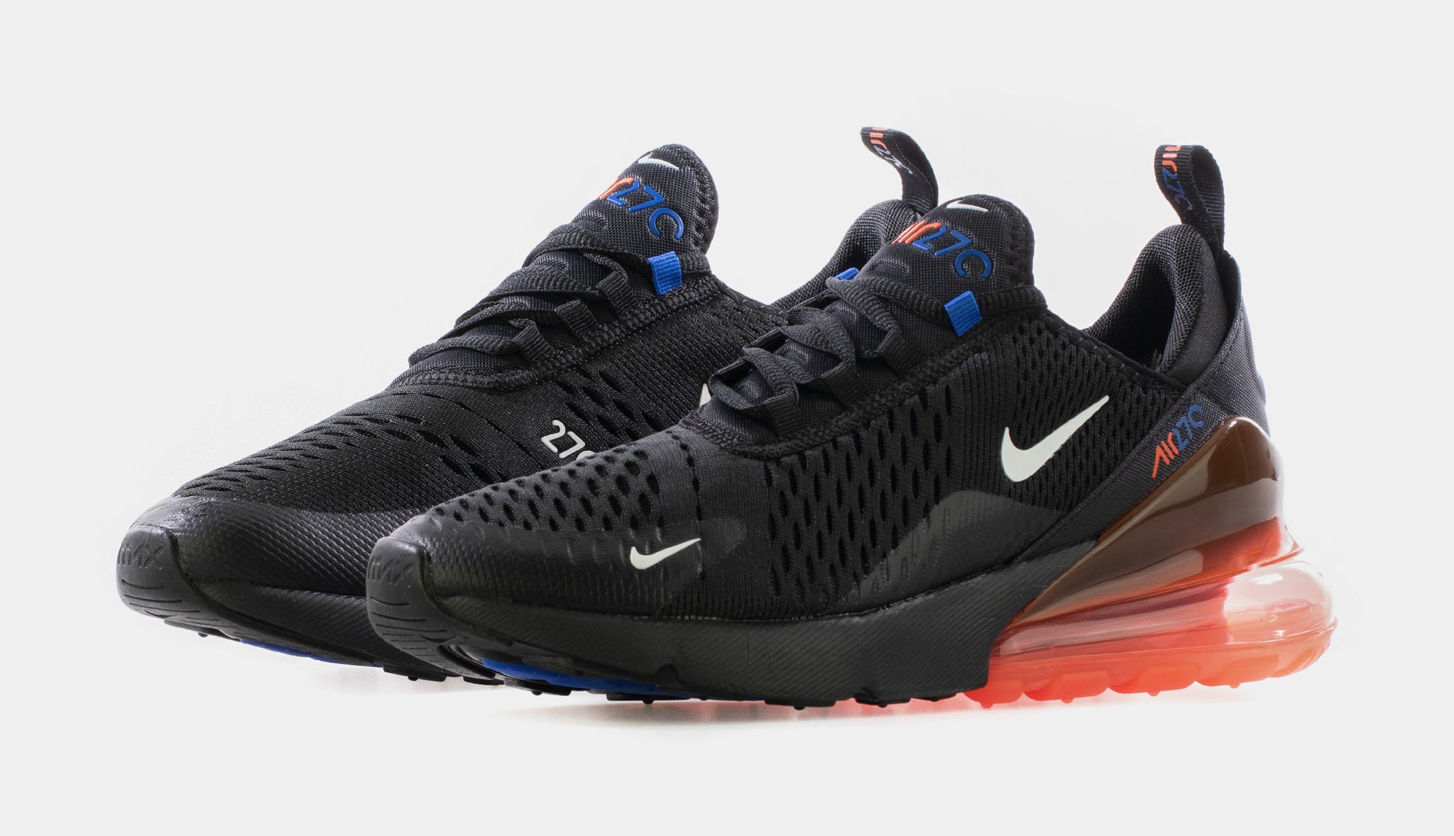 nike air max 270 men's blue and orange