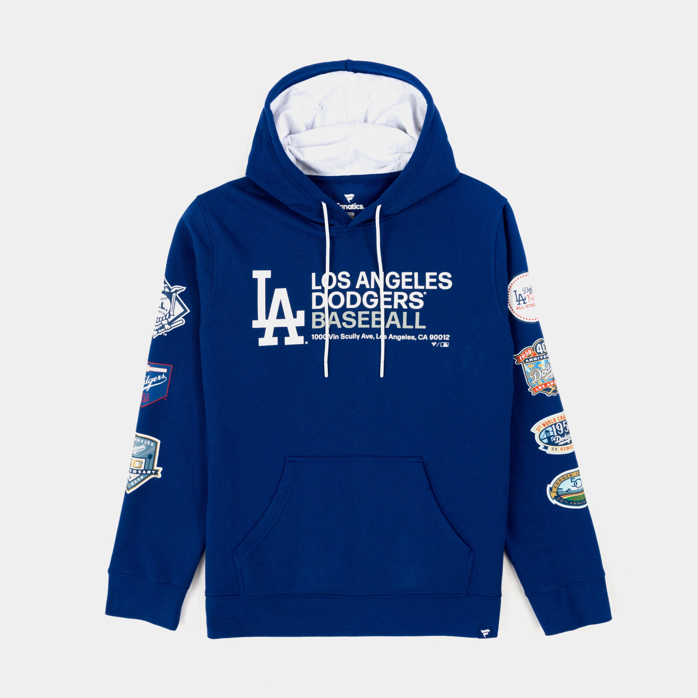 Fanatics Los Angeles Dodgers Fleece Pullover Mens Hoodie Blue  004T-3468-LD-0GI – Shoe Palace
