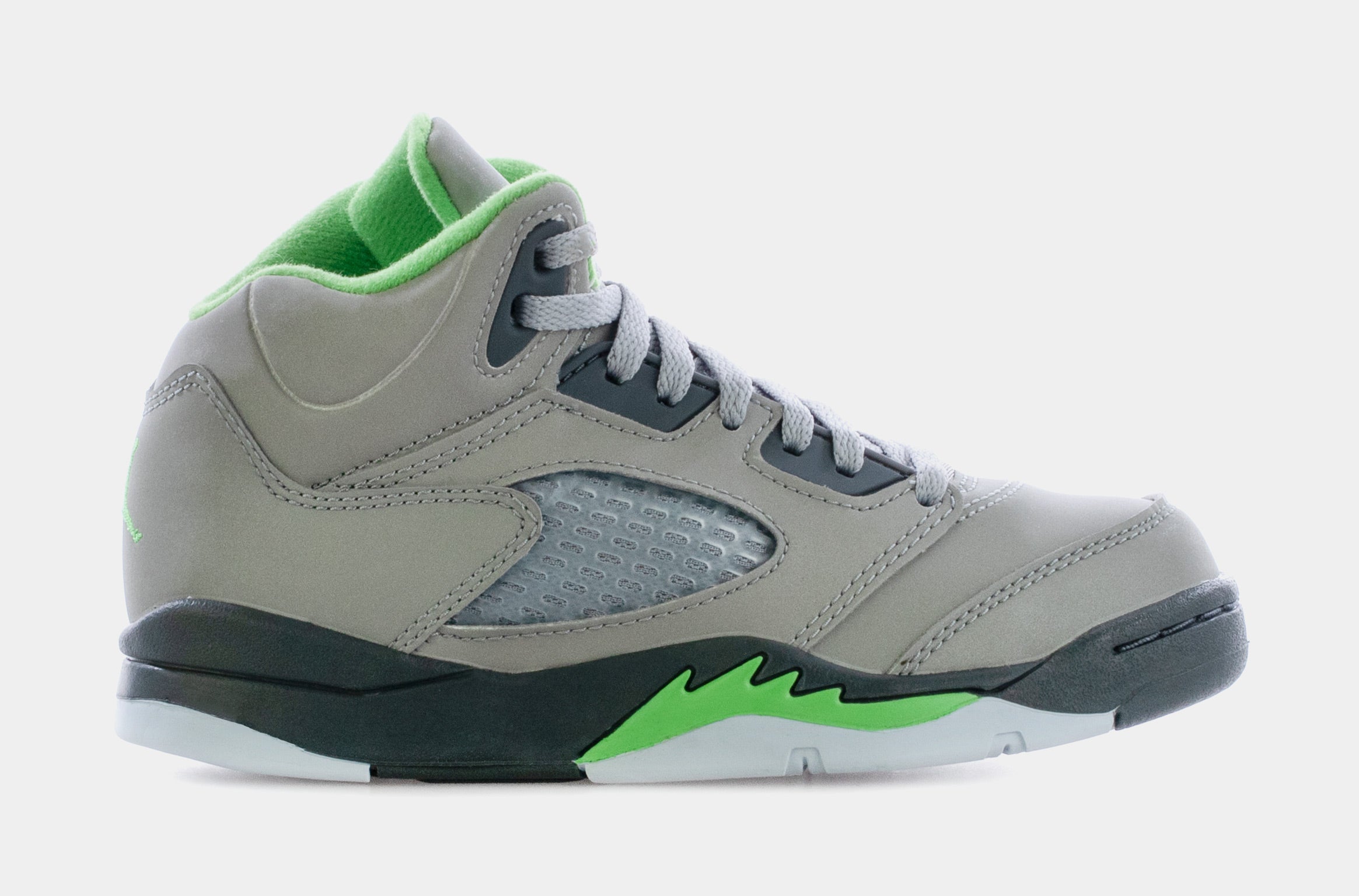 grey green jordan 5