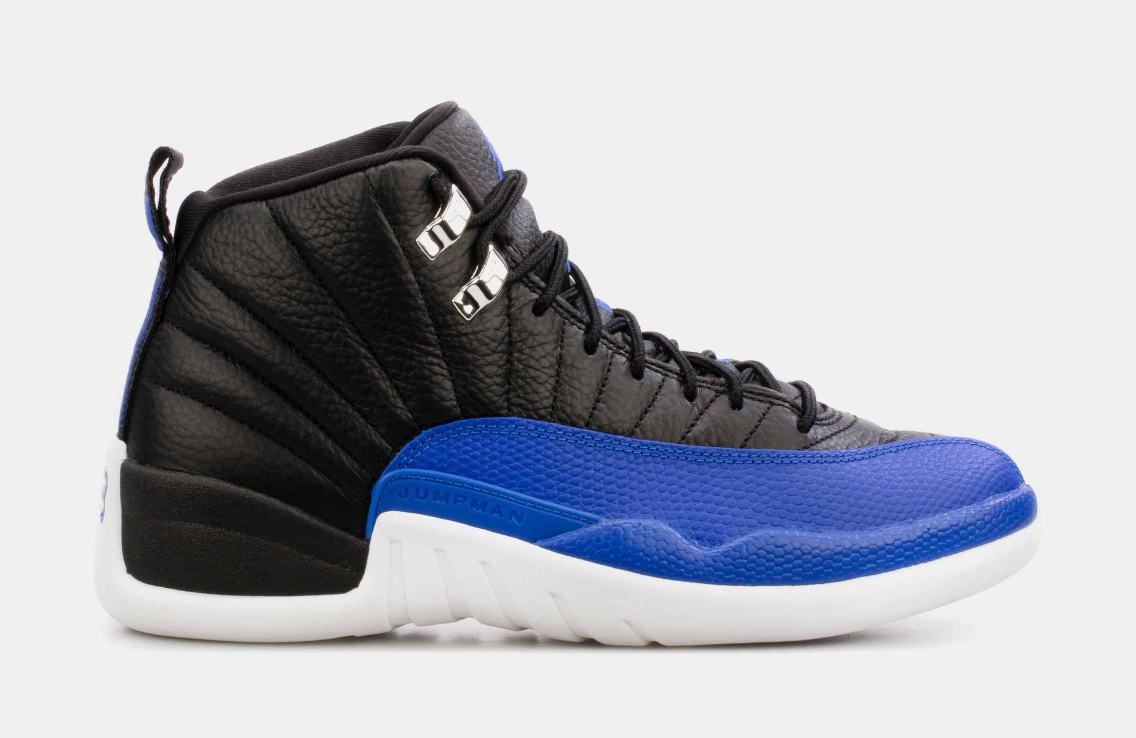 dark blue and white jordan 12