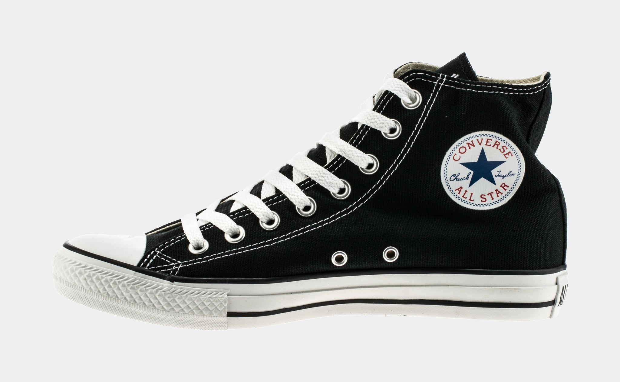 Converse Chuck Taylor All Star Classic Colors High Solid Canvas Mens Lifestyle Shoe Black – Palace