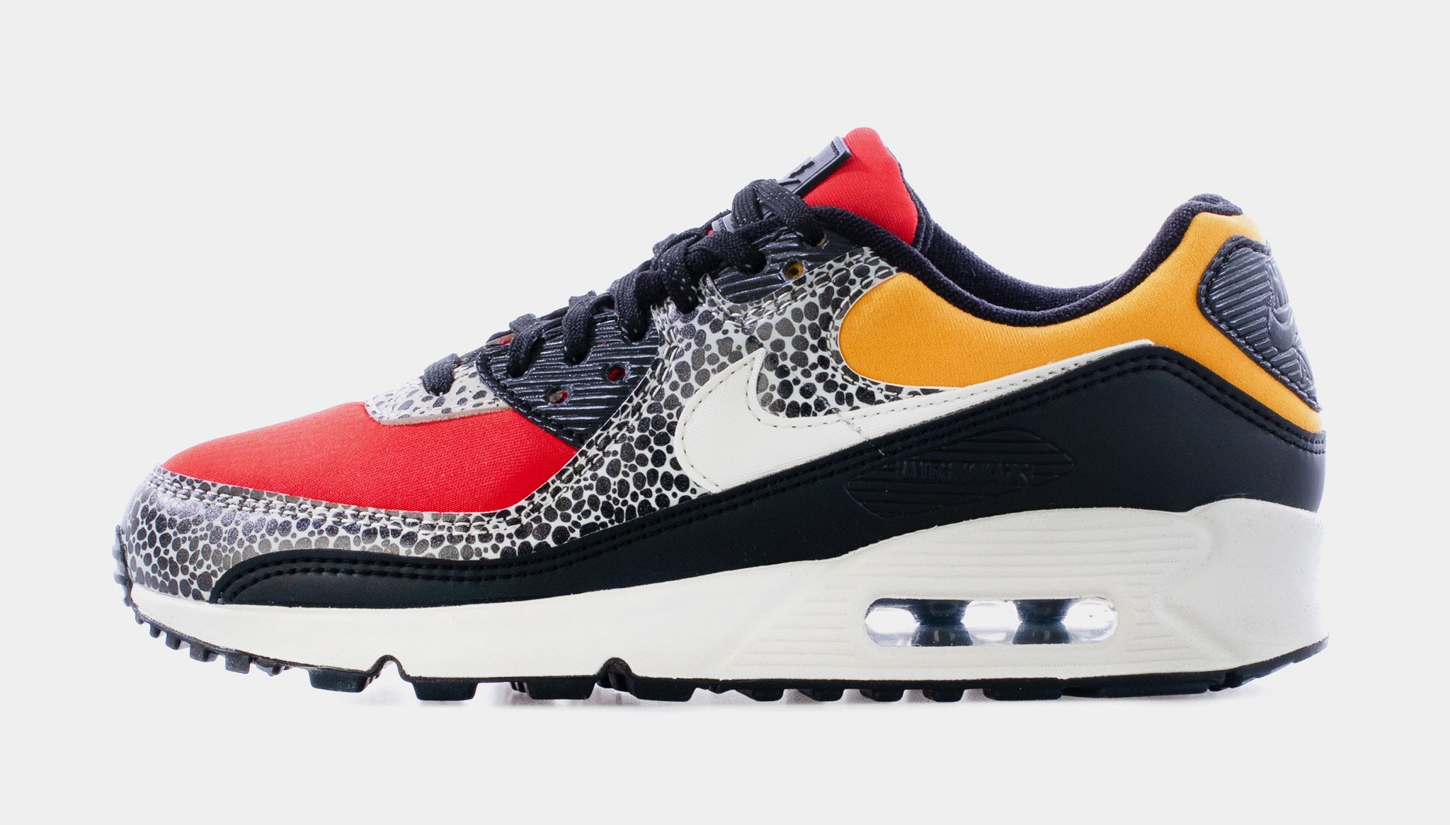 womens nike air max red and black