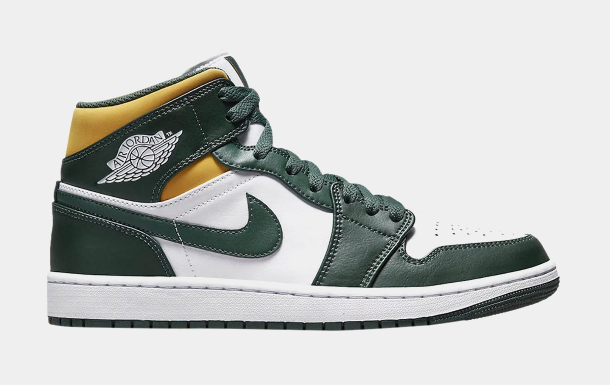 Jordan Air Jordan 1 Mid Green Yellow 