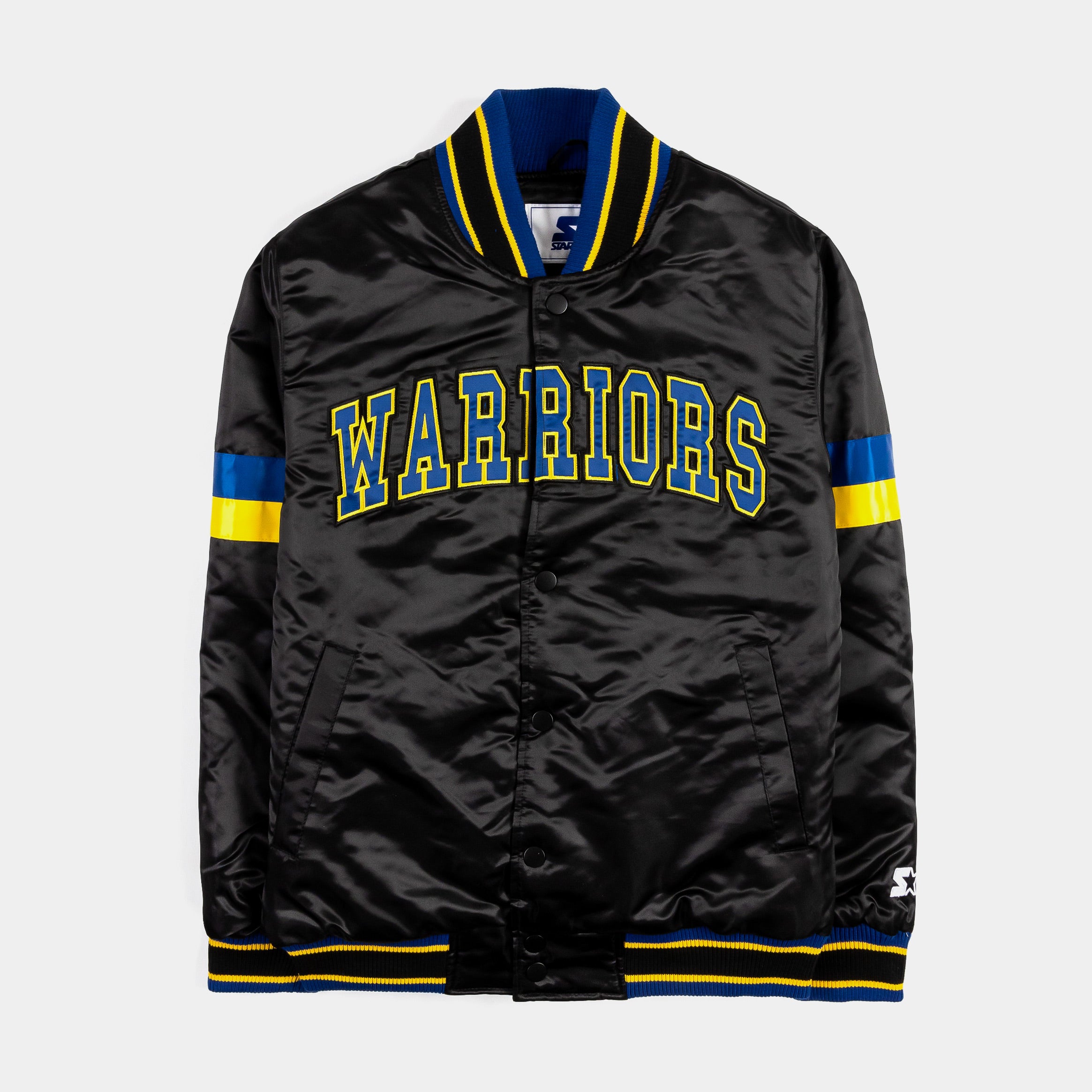 Vintage Golden State Warriors Mitchell & Ness Bomber Jacket Size XL (48)