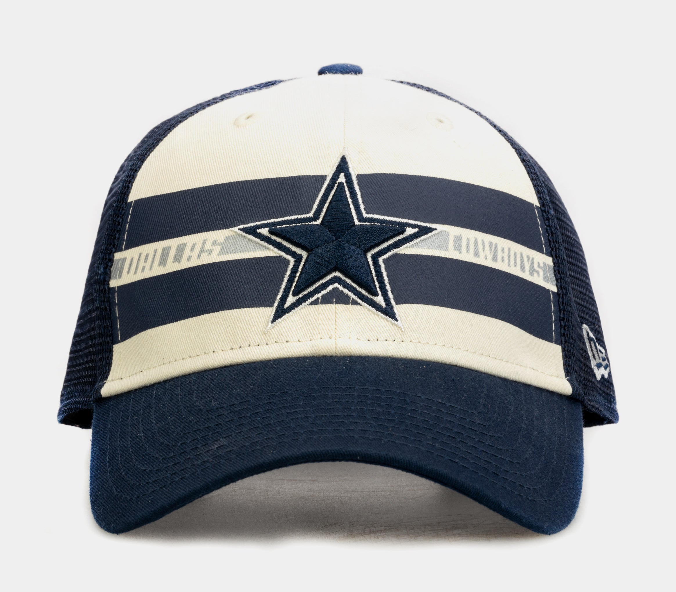 New Era Dallas Cowboys All Day 9Forty Trucker Mens Hat Beige Blue 230310548  – Shoe Palace