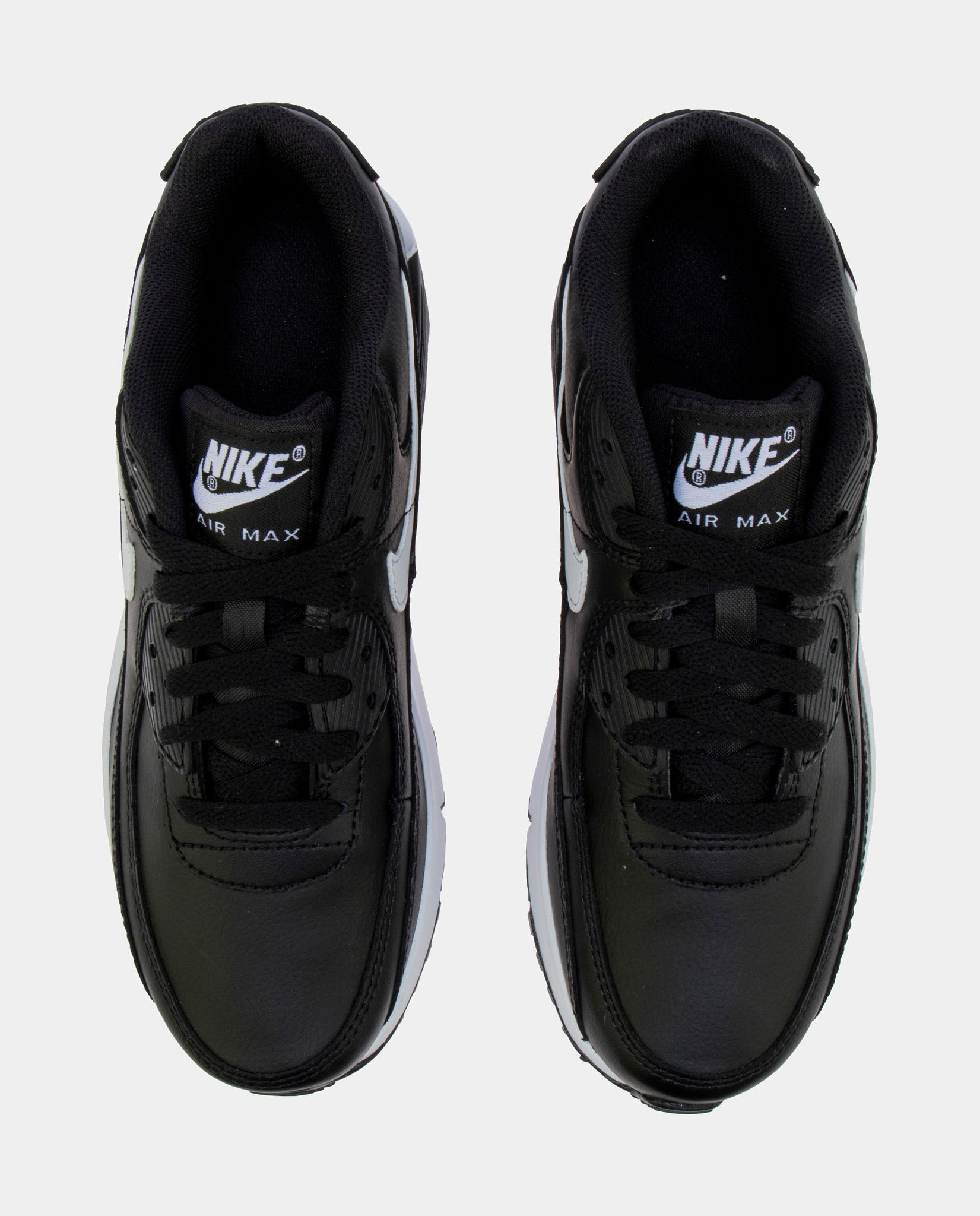 leather black nikes