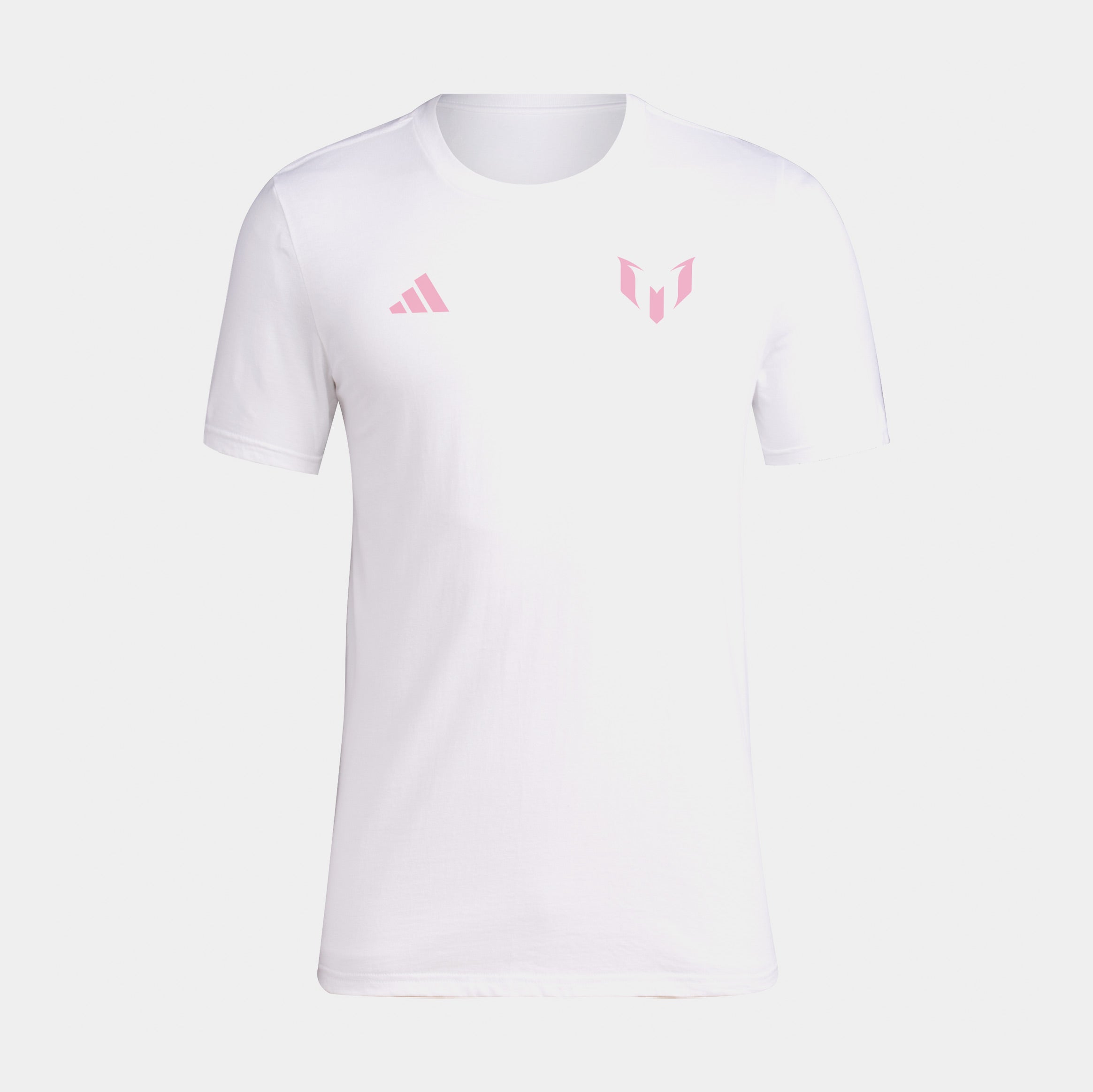 adidas Messi Graphic Short Sleeve T-Shirt White