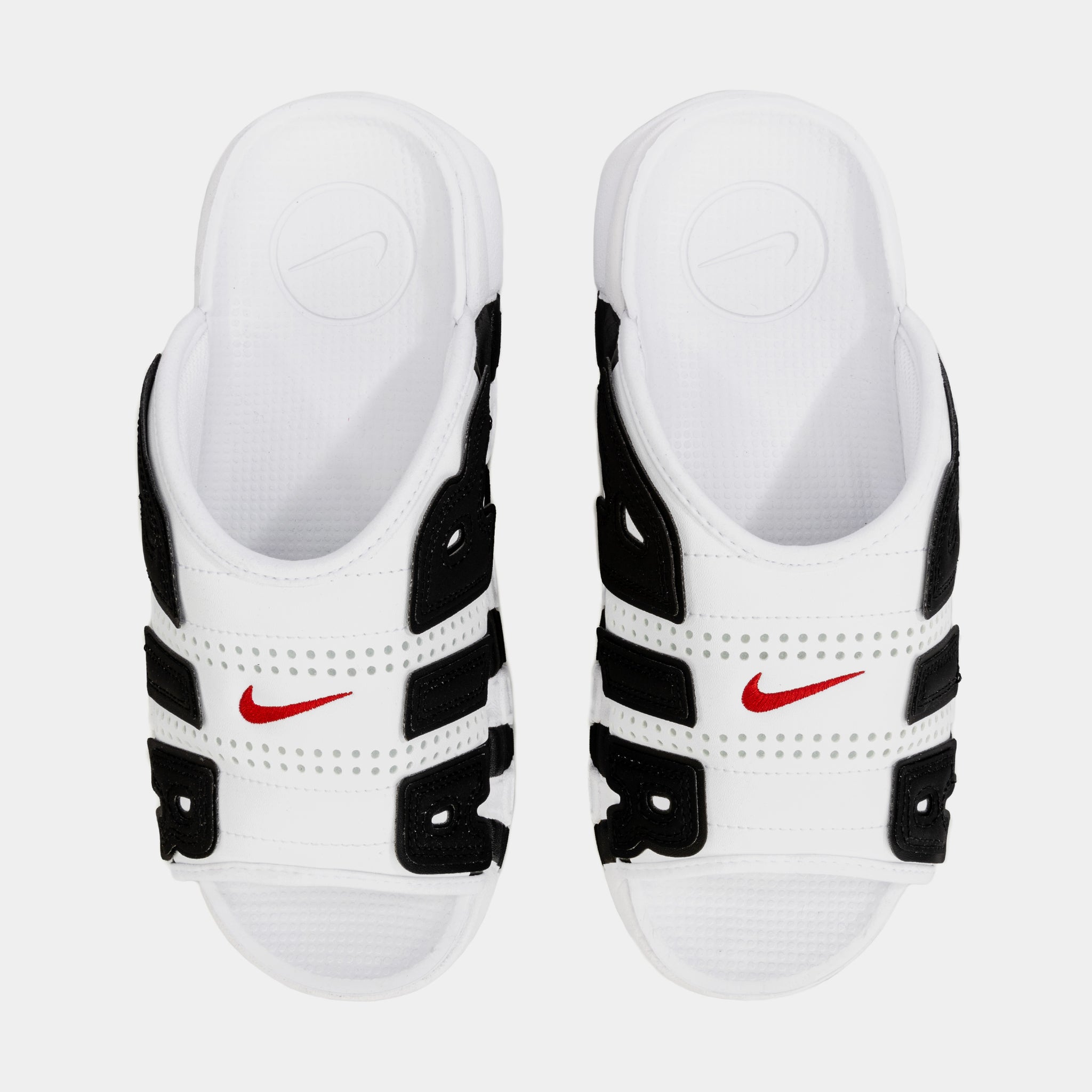 Nike Air More Uptempo Slide Mens Sandals White Black FB7815-100