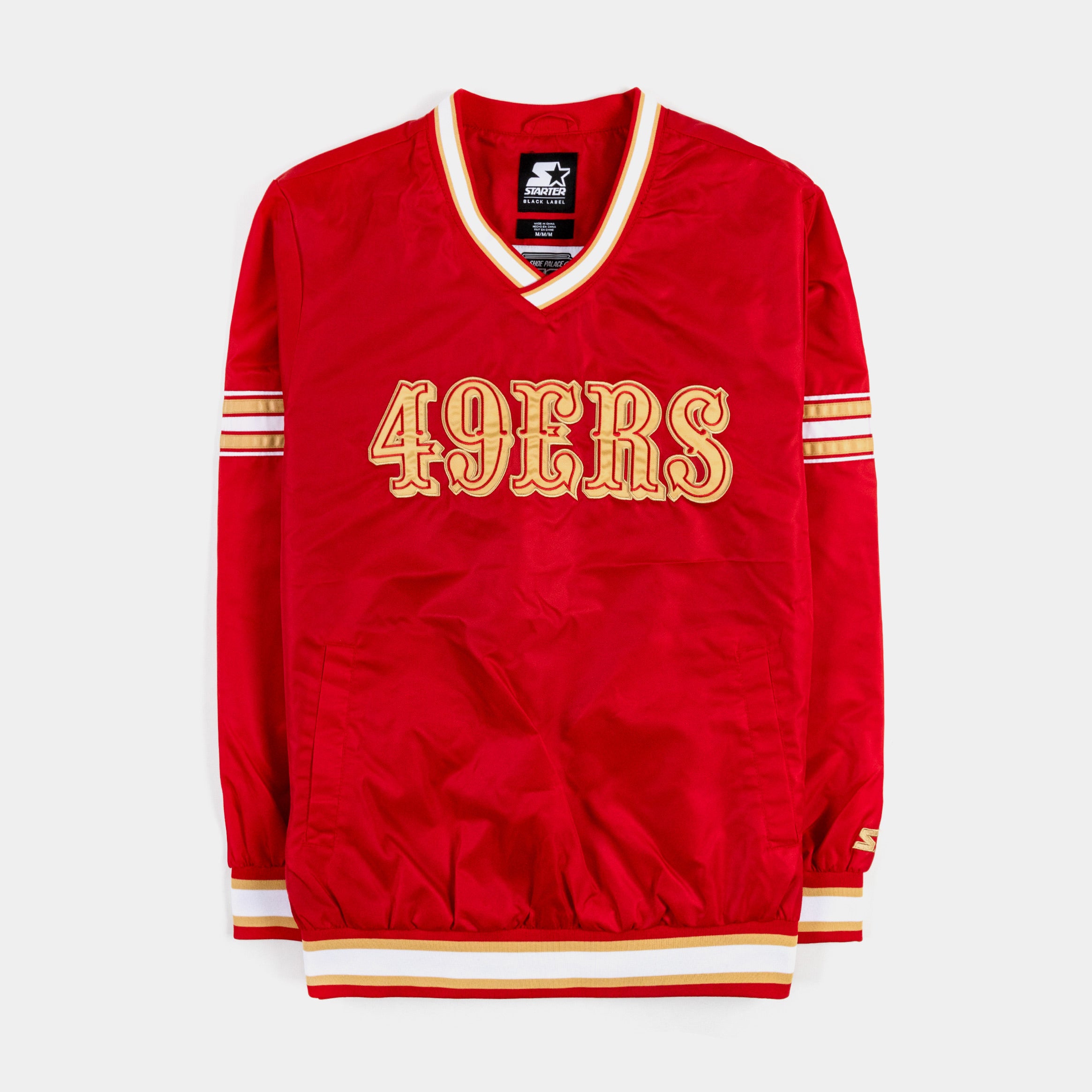 GIII/STARTER San Francisco 49ers Letterman Jacket Mens Jacket (Gold/Red)