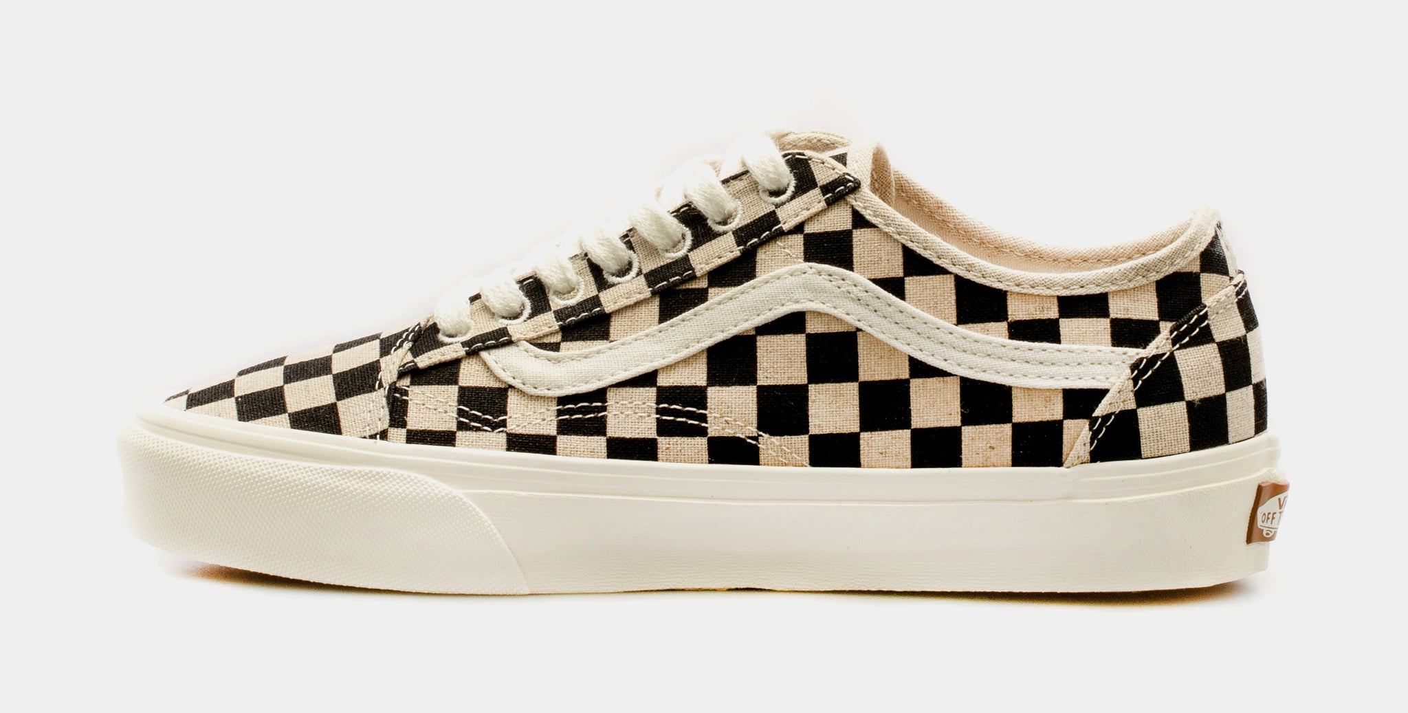 Vans Old Skool Checkerboard Mens Skate Shoes Beige 4F4705 – Shoe Palace