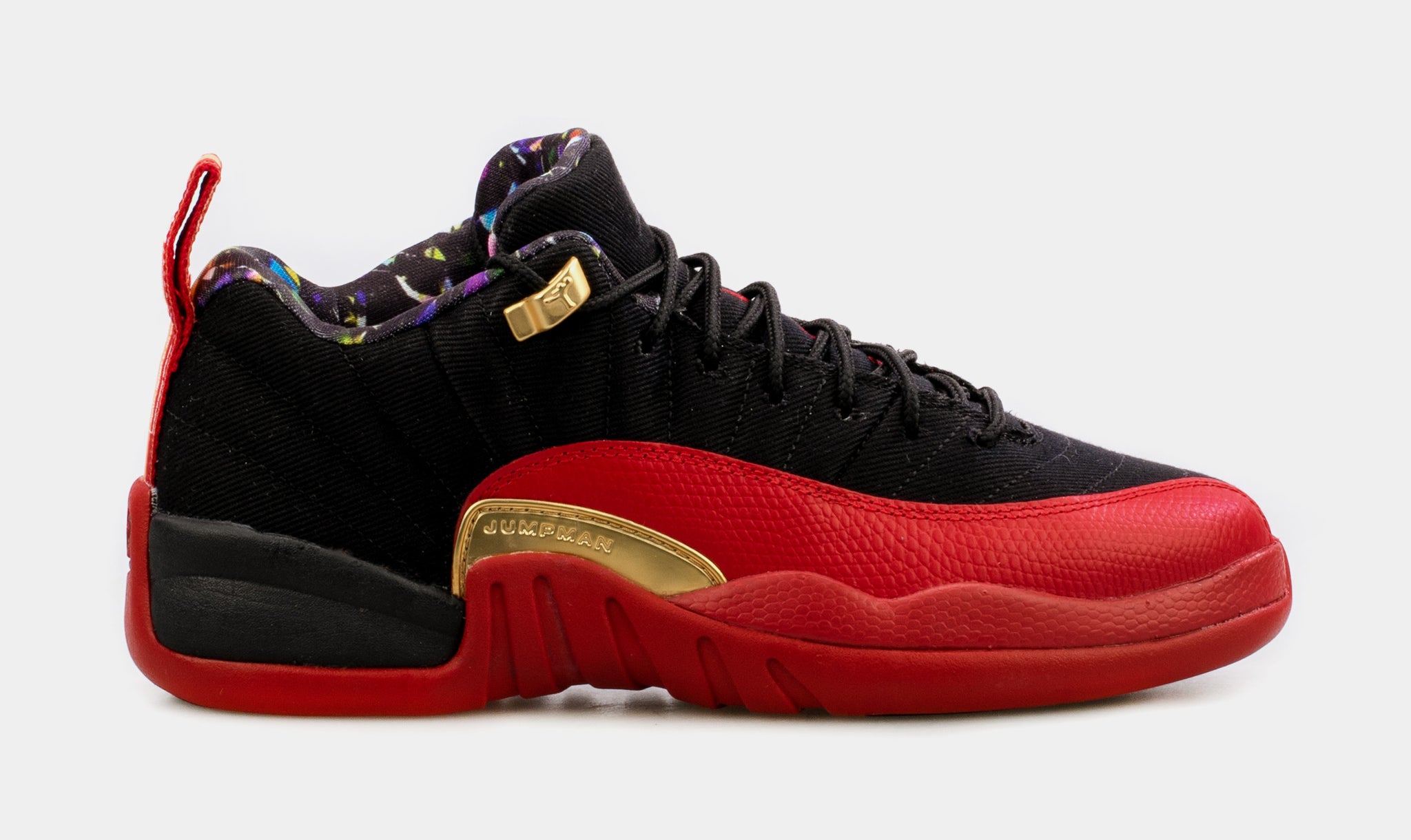 black red and gold jordan 12