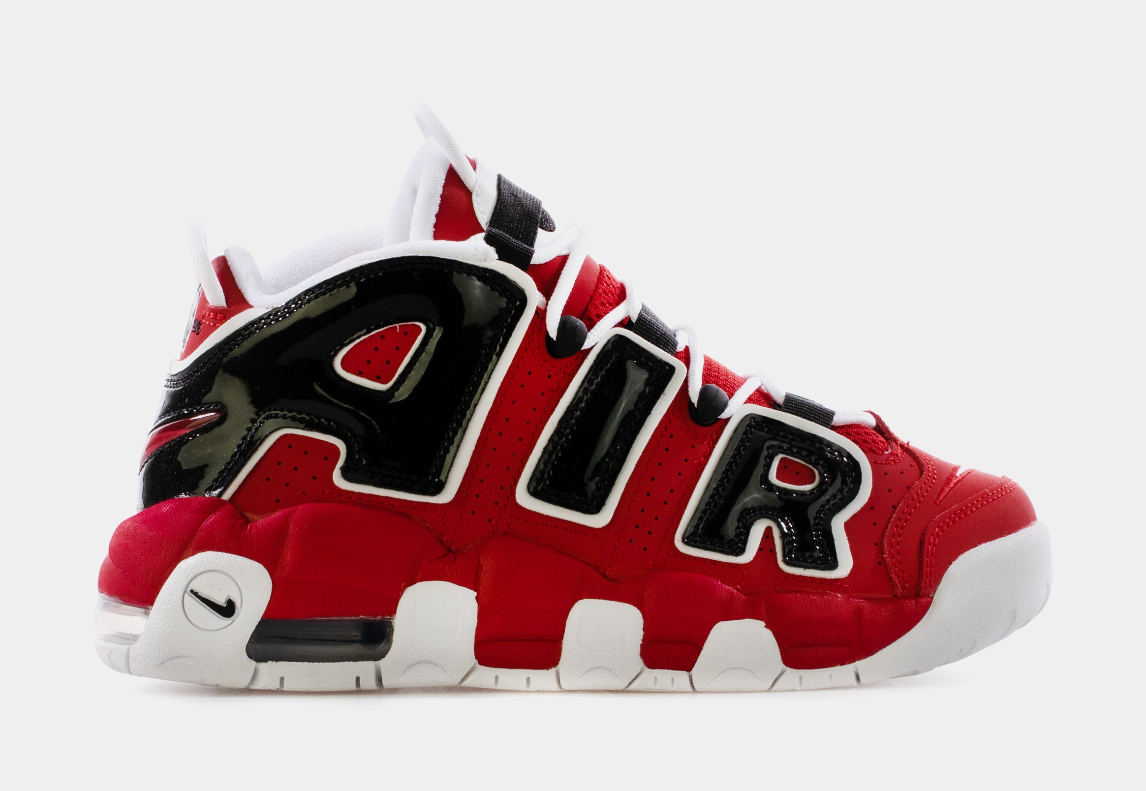 Nike Air More Uptempo Red Toe Mens Basketball Shoes Black Red FD0274-001 –  Shoe Palace