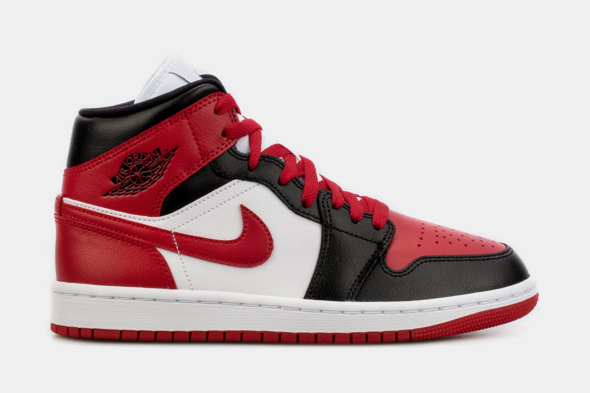 black and red jordan 1 womens