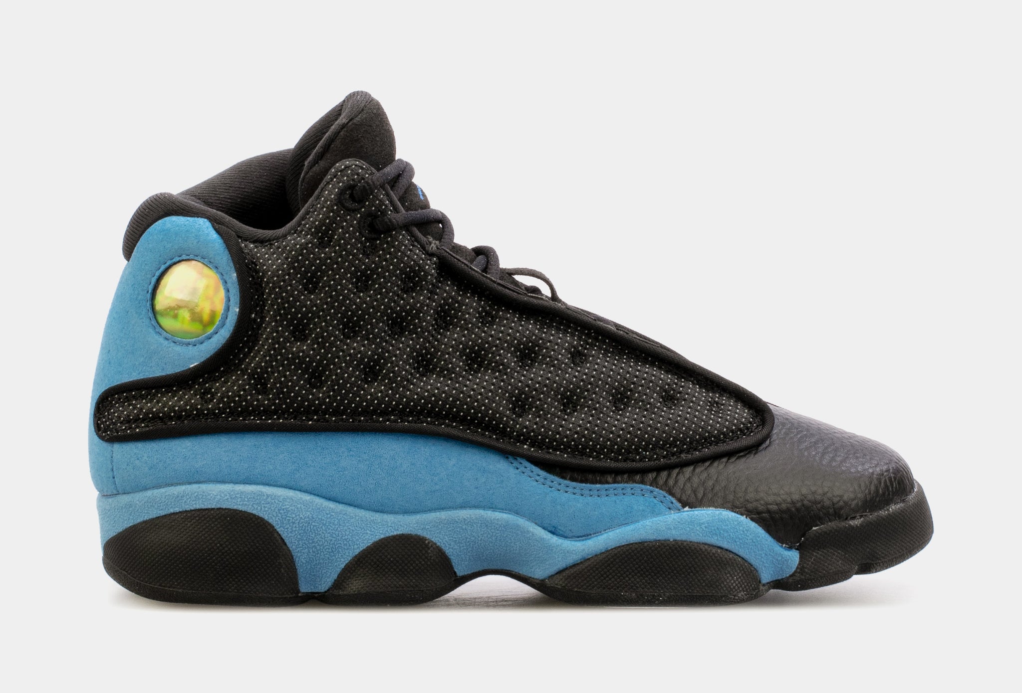 jordan 13 black and blue