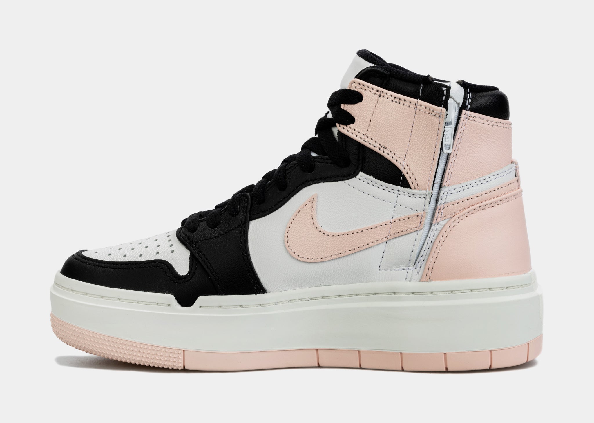 Air Jordan 1 Elevate High Atmosphere Womens Lifestyle Shoes (Pink/Black)