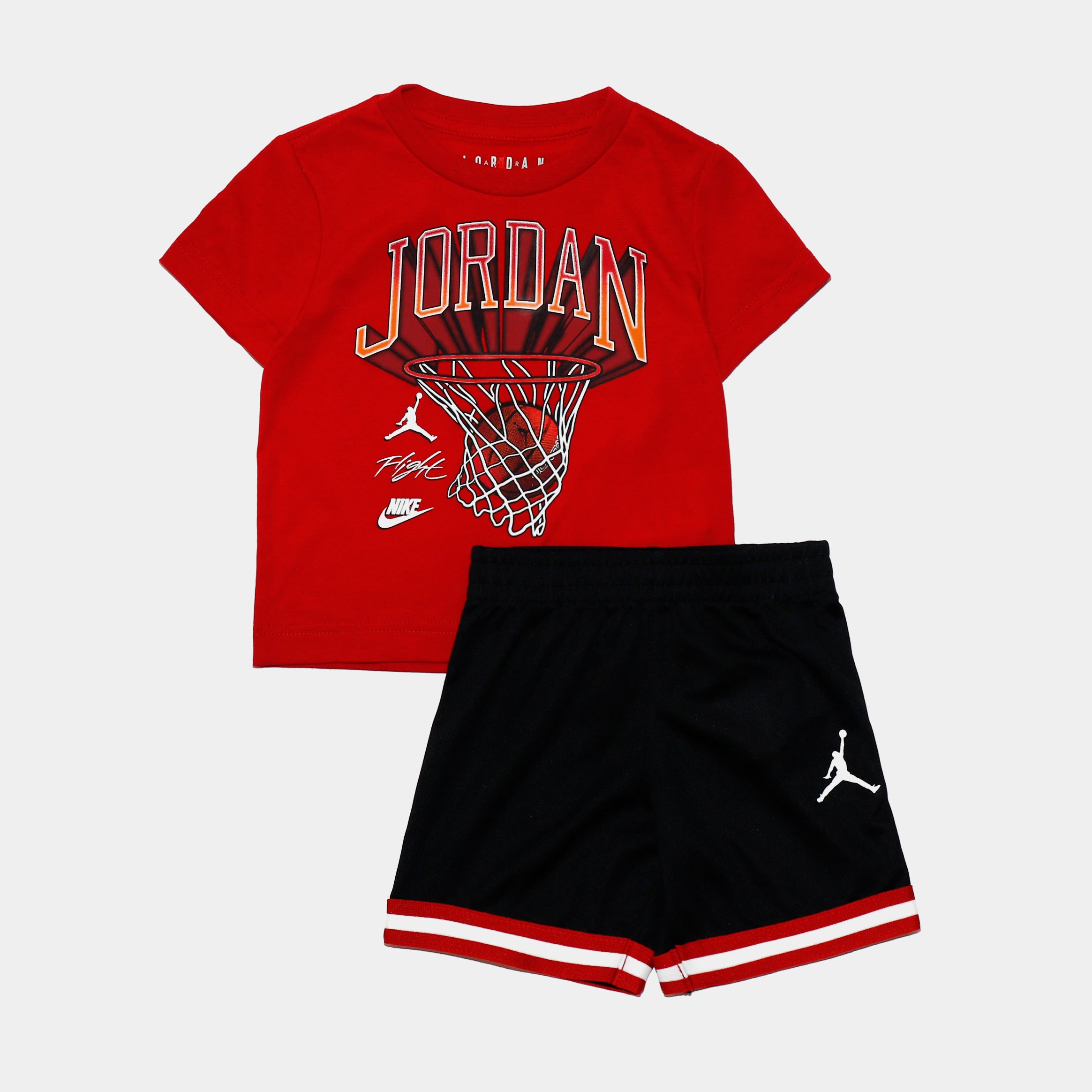 Jordan Boys Jordan Jersey and Shorts Set Toddler Black 4T