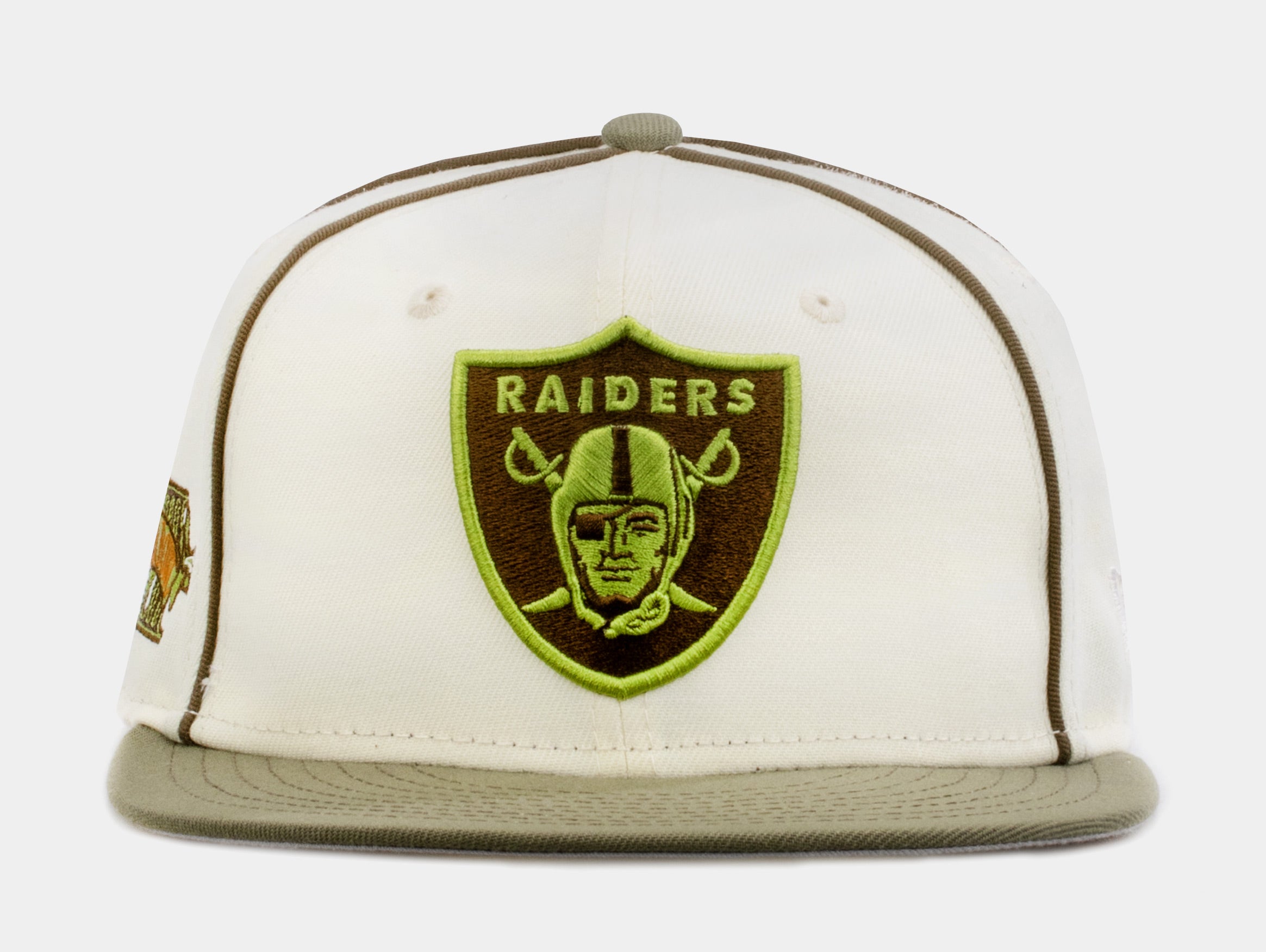 New Era Shoe Palace Exclusive Green Chrome San Francisco 49ers 59FIFTY Mens Fitted Hat (Green/Beige)