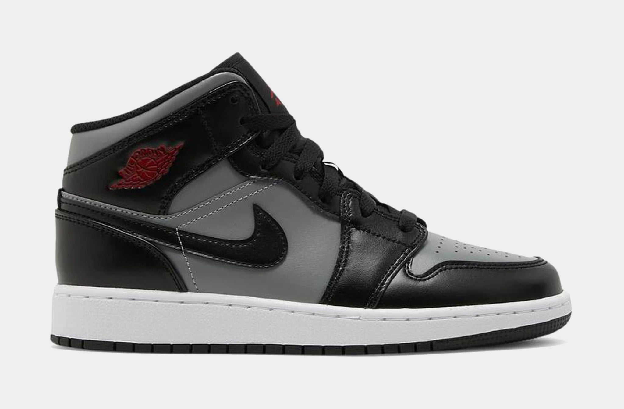 black and grey jordan 1 grade school