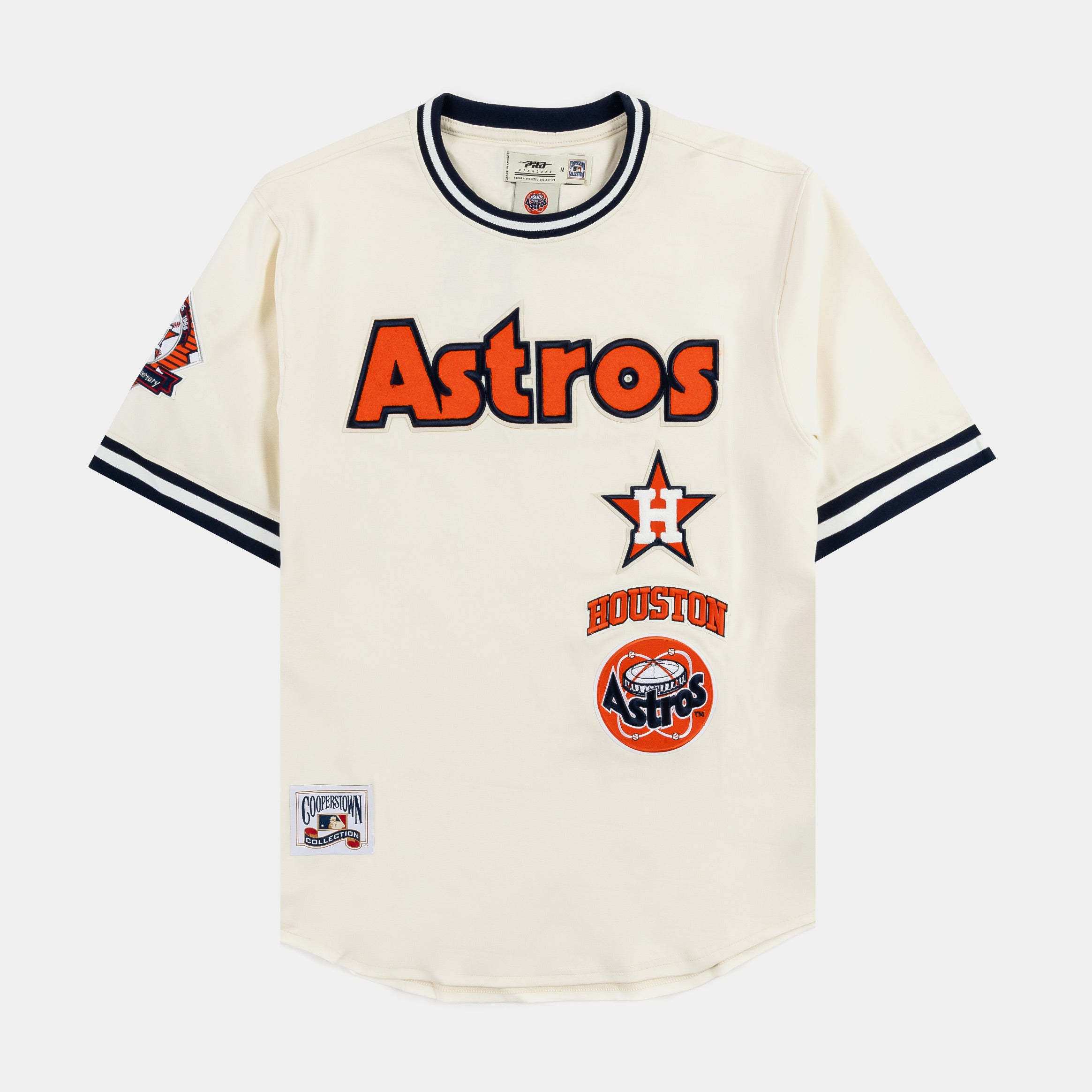Pro Standard Houston Astros Retro Classic Mens Short Sleeve Shirt