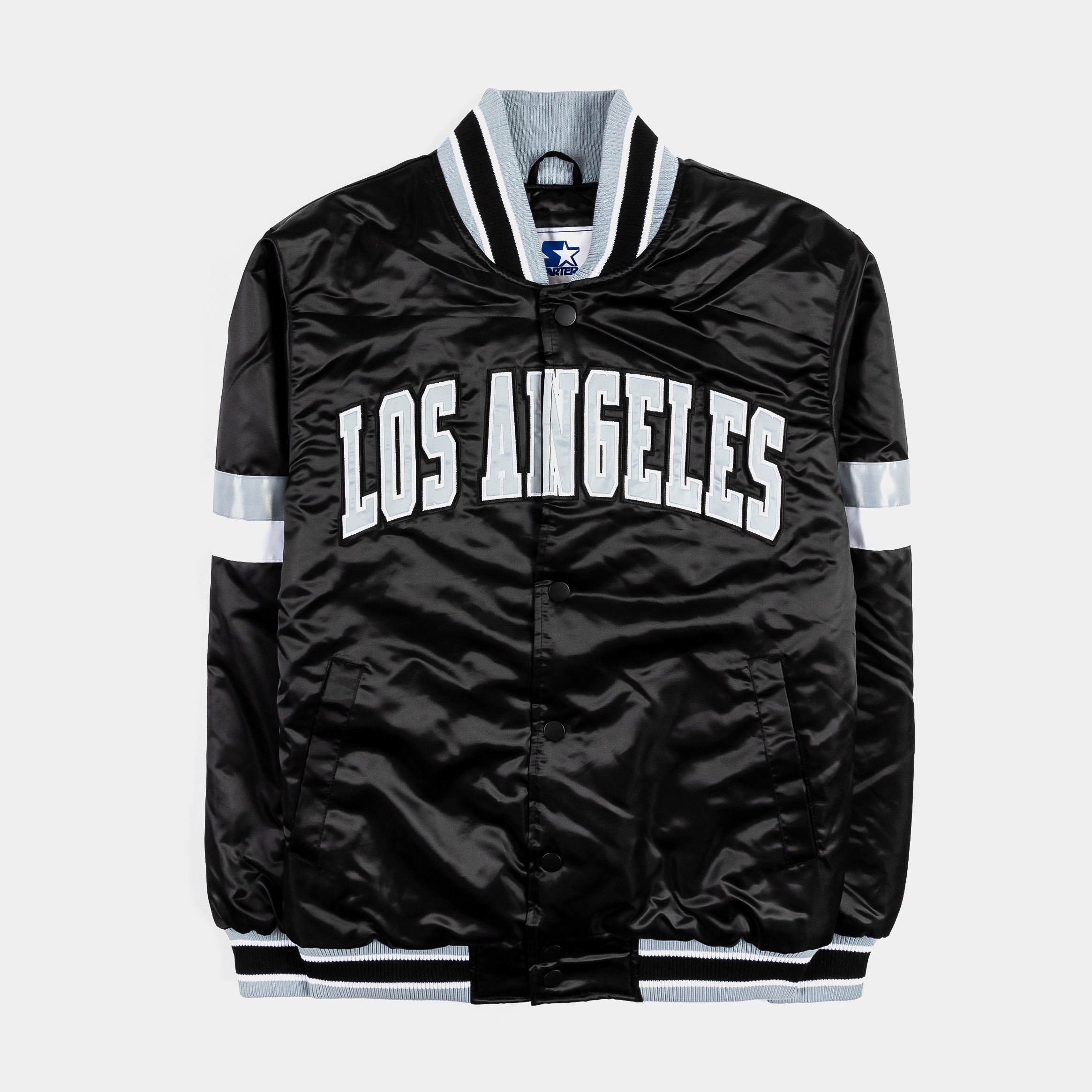 Starter Shoe Palace Exclusive Oakland A's Home Game Varsity Mens Jacket  Black LS37E149-OLA