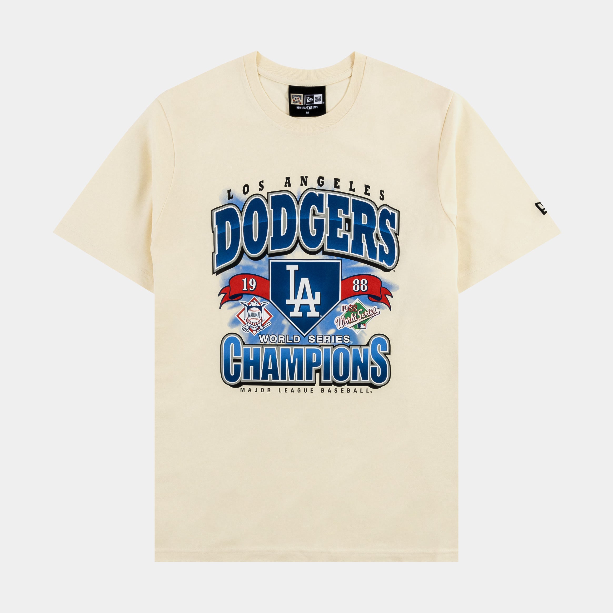 White Los Angeles Dodgers New Era Short Sleeve T-Shirt S