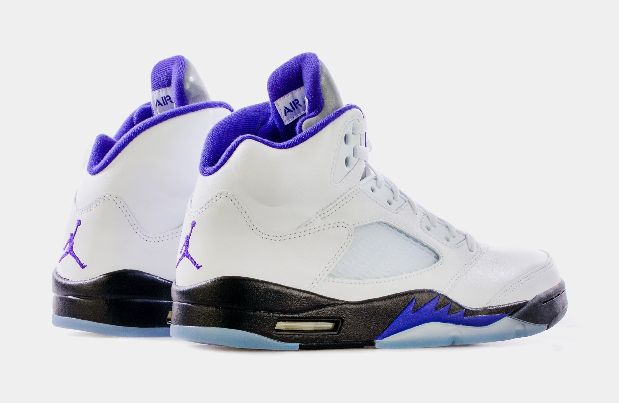 jordan 5 purple and white