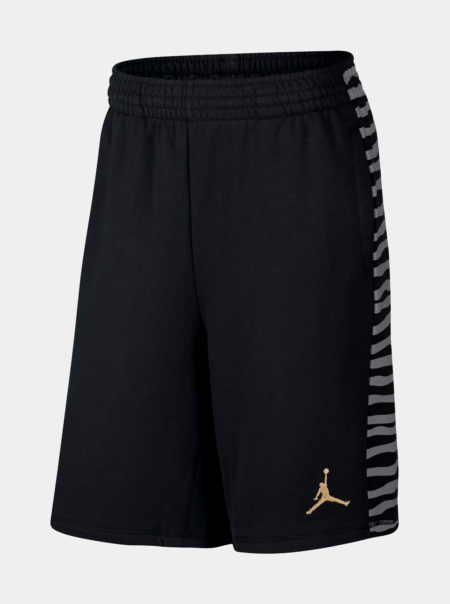 gold jordan shorts