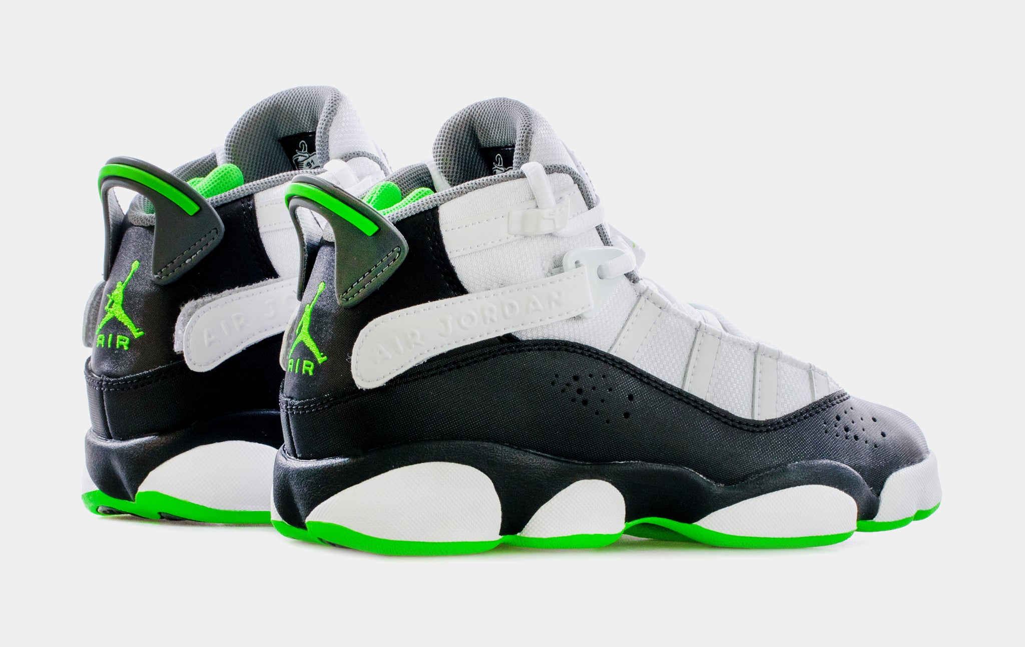 green and white jordan 6