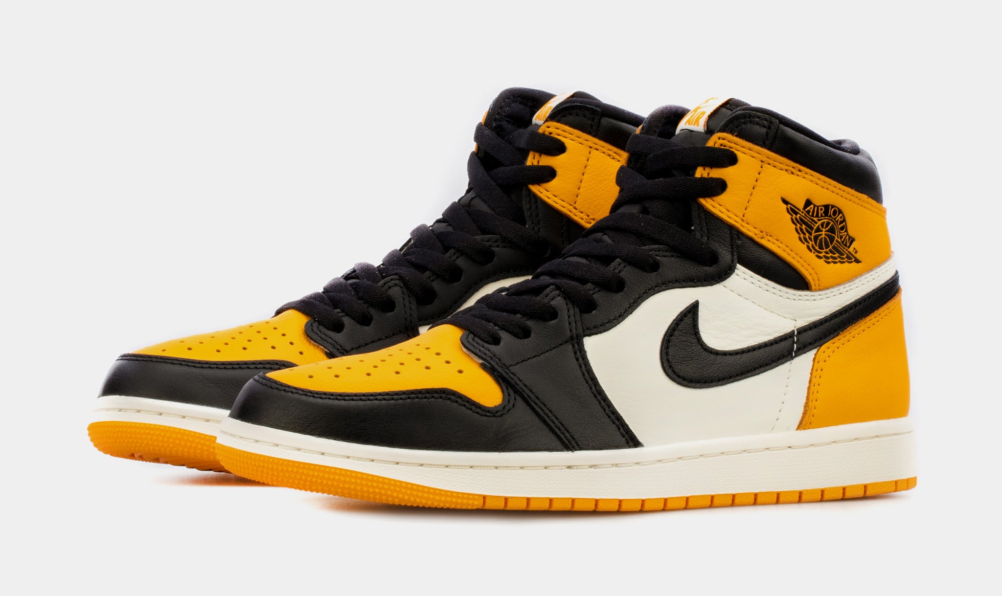 black and yellow jordan 1 high