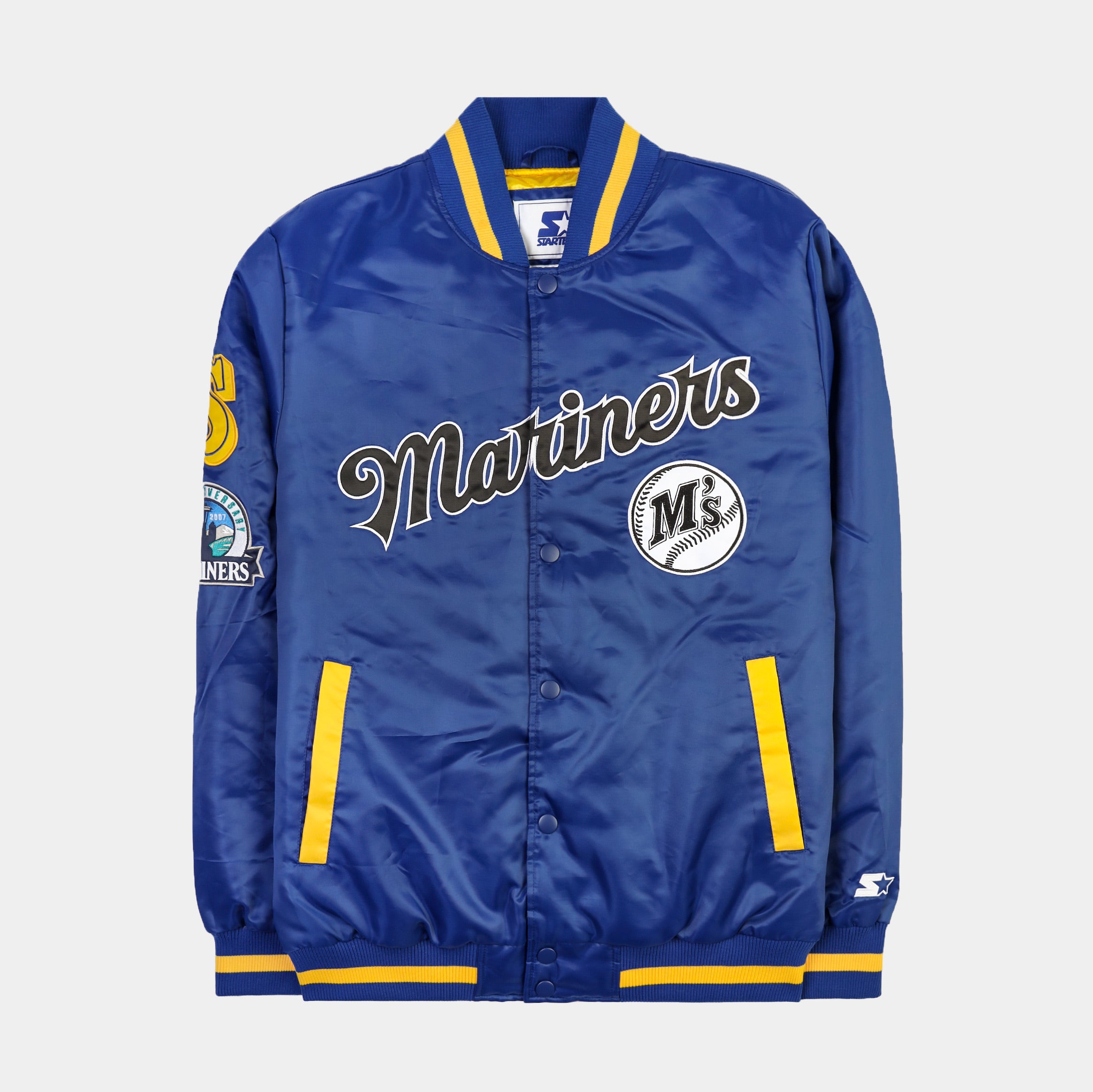 GIII/STARTER Shoe Palace Exclusive Seattle Mariners Mens Jacket (Blue)