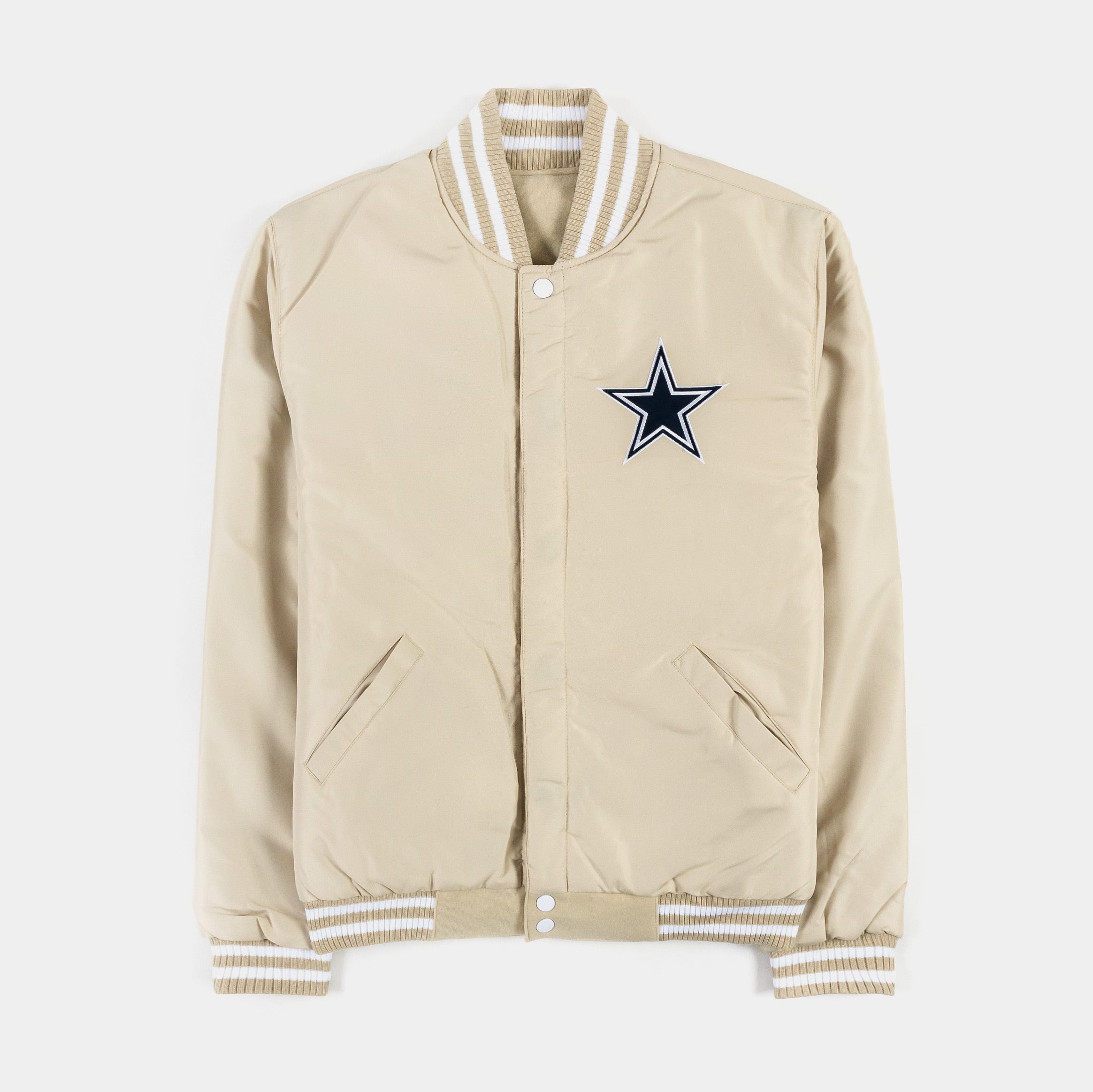 JH Distributors Dallas Cowboys Reversible Letterman Mens Jacket Blue White  COW 753 VRS9 NVY-WHT – Shoe Palace