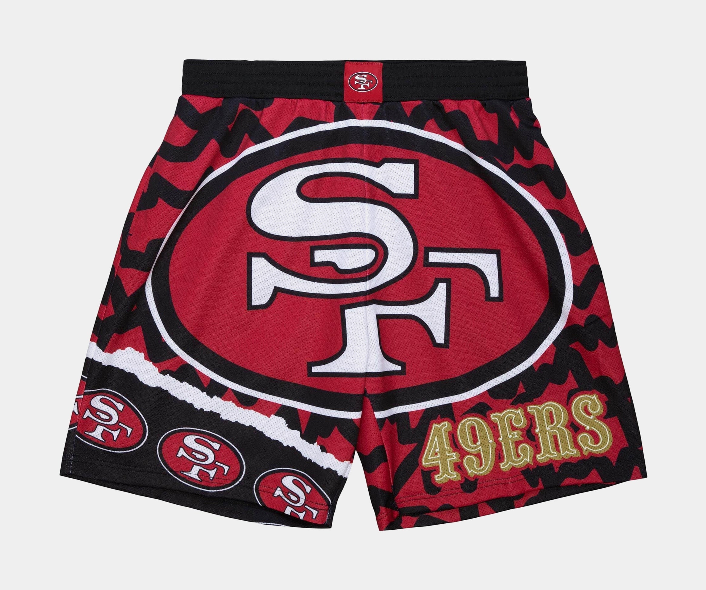 football shorts 49ers (Red) JUST DON By Mitchell & Ness pants _ -  AliExpress Mobile