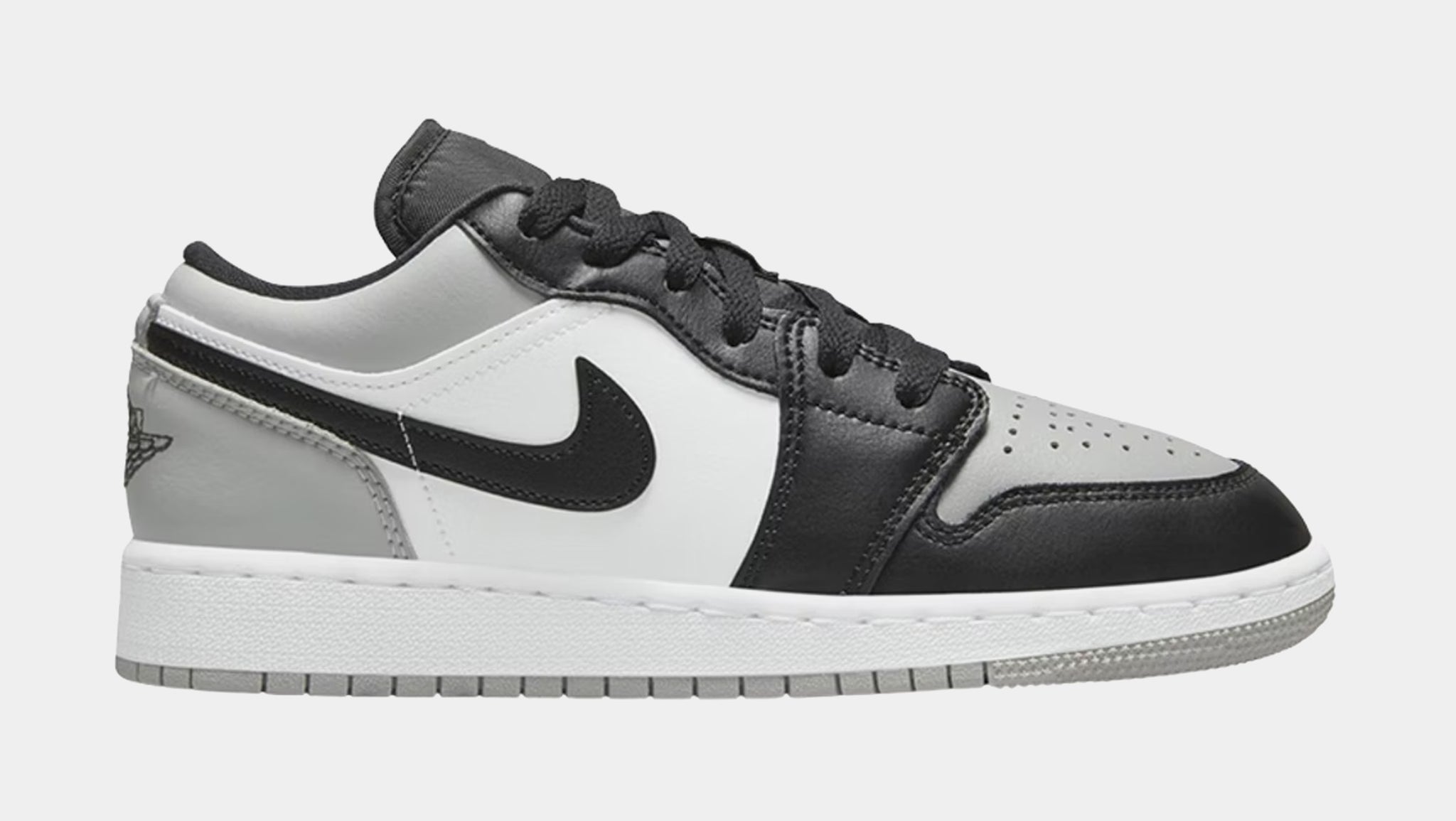 black and grey jordan 1 grade school