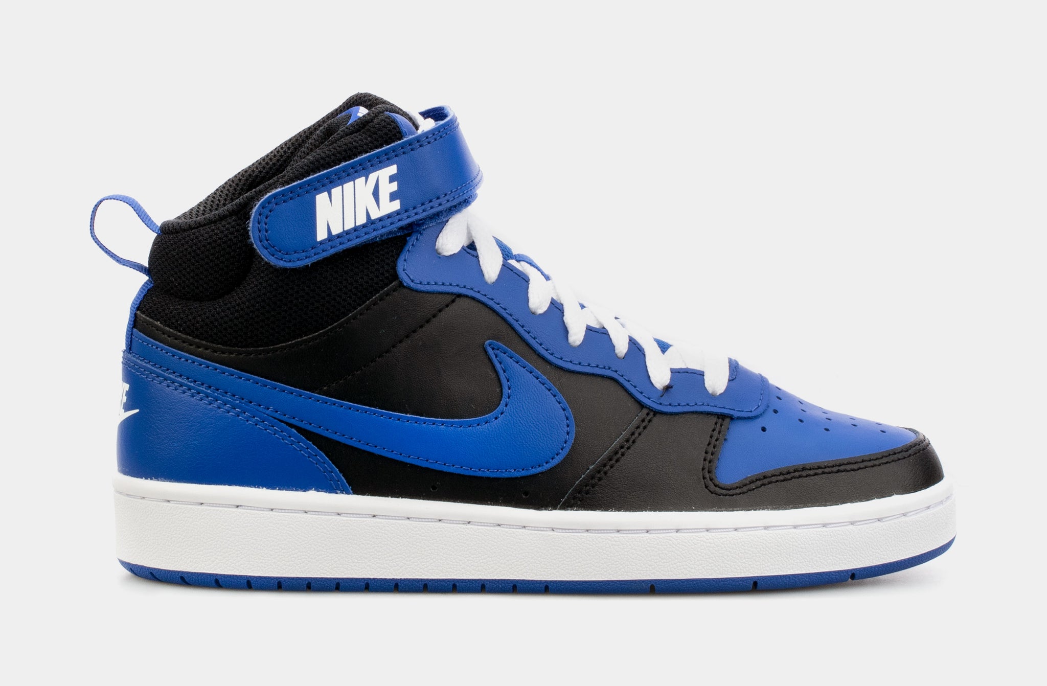 Nike Court Borough Mid 2 Grade School Lifestyle Shoes Blue Black DM8872 ...