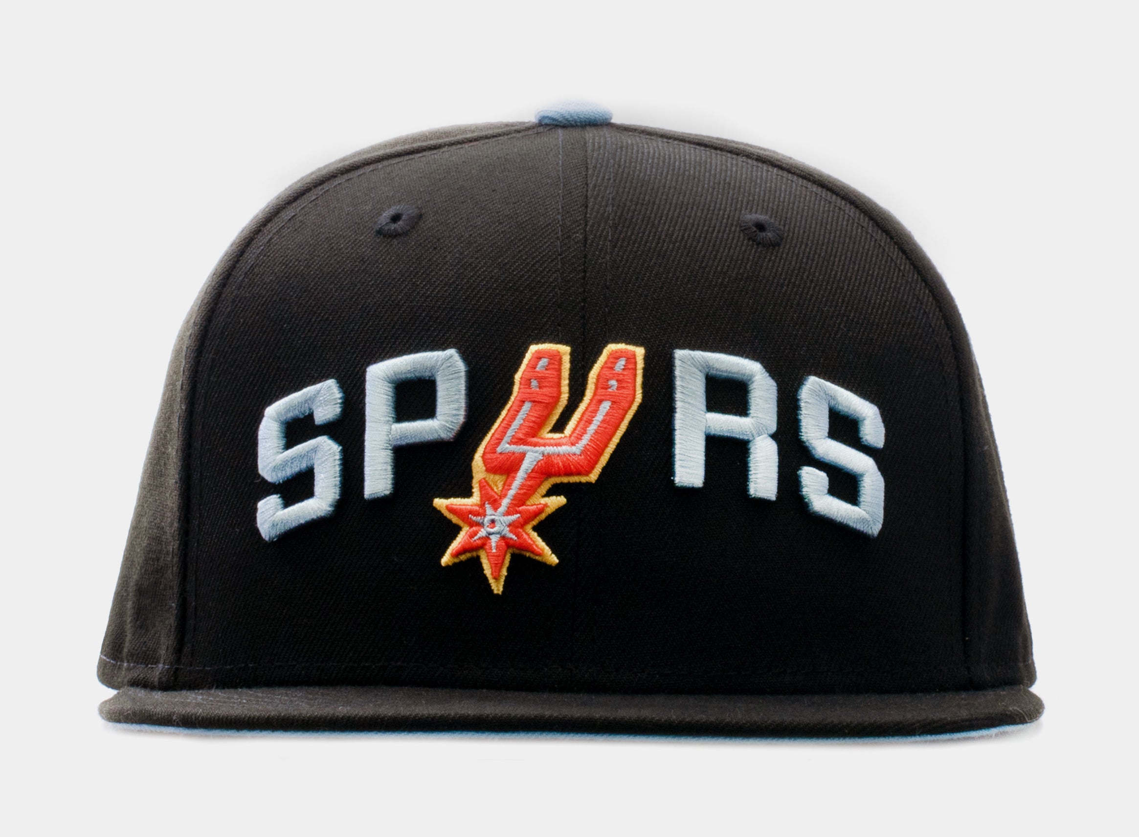 New Era 59FIFTY Hardwood Classic San Antonio Spurs Hat - Black, Gray Black/Grey / 7