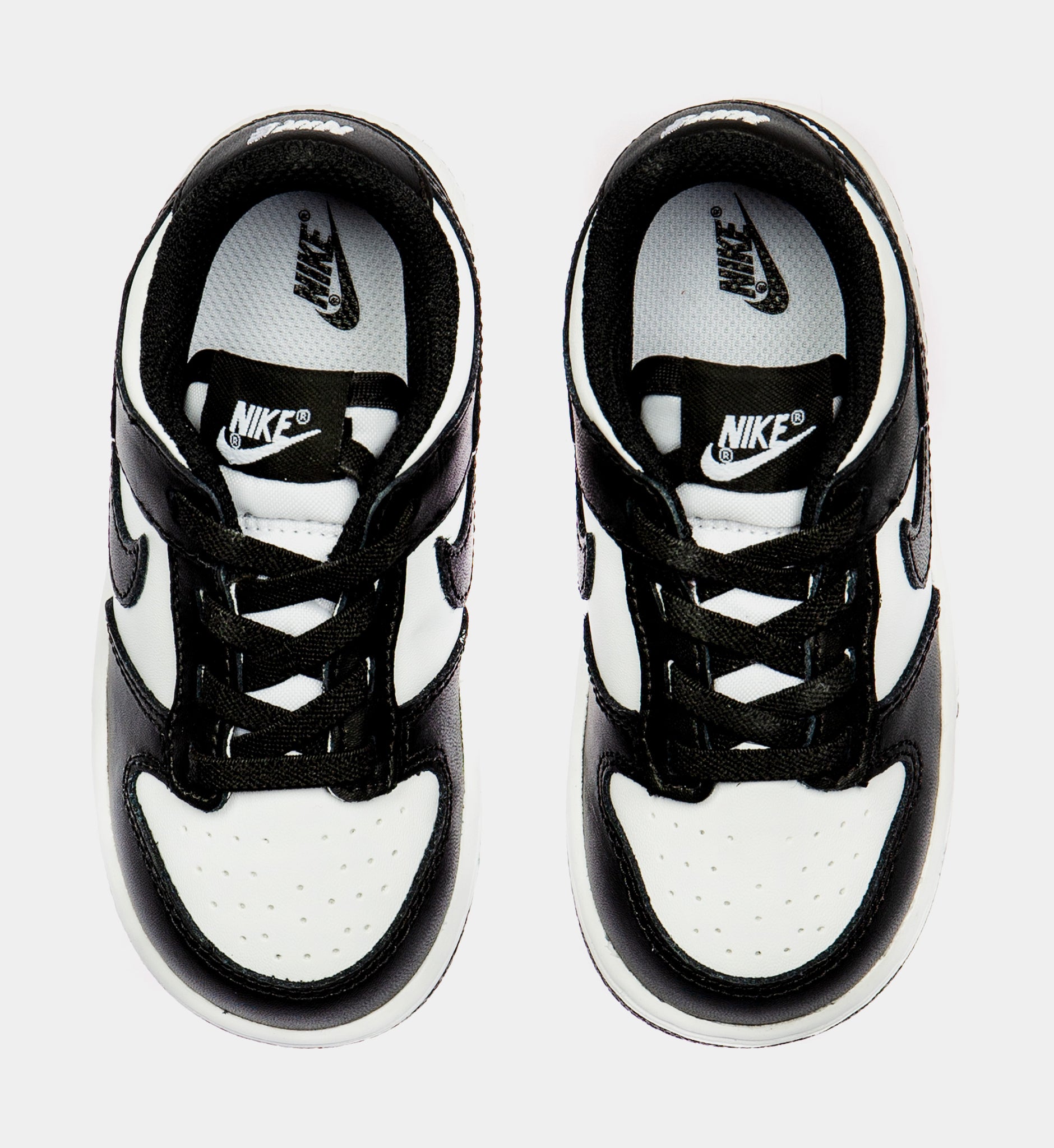 toddler dunk low black and white