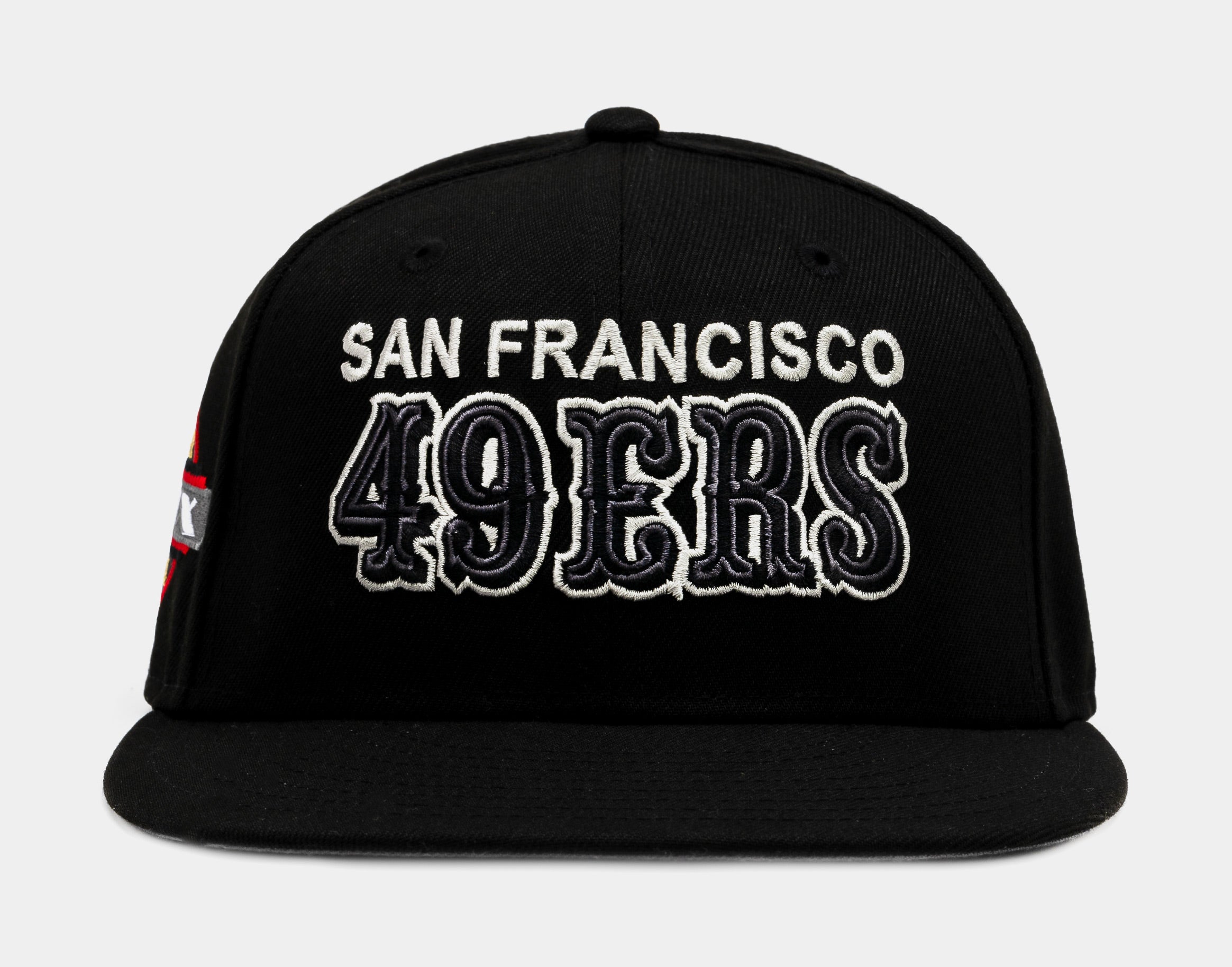 New Era Shoe Palace Exclusive San Francisco 49ers Blackout 59FIFTY Mens Hat (Black)