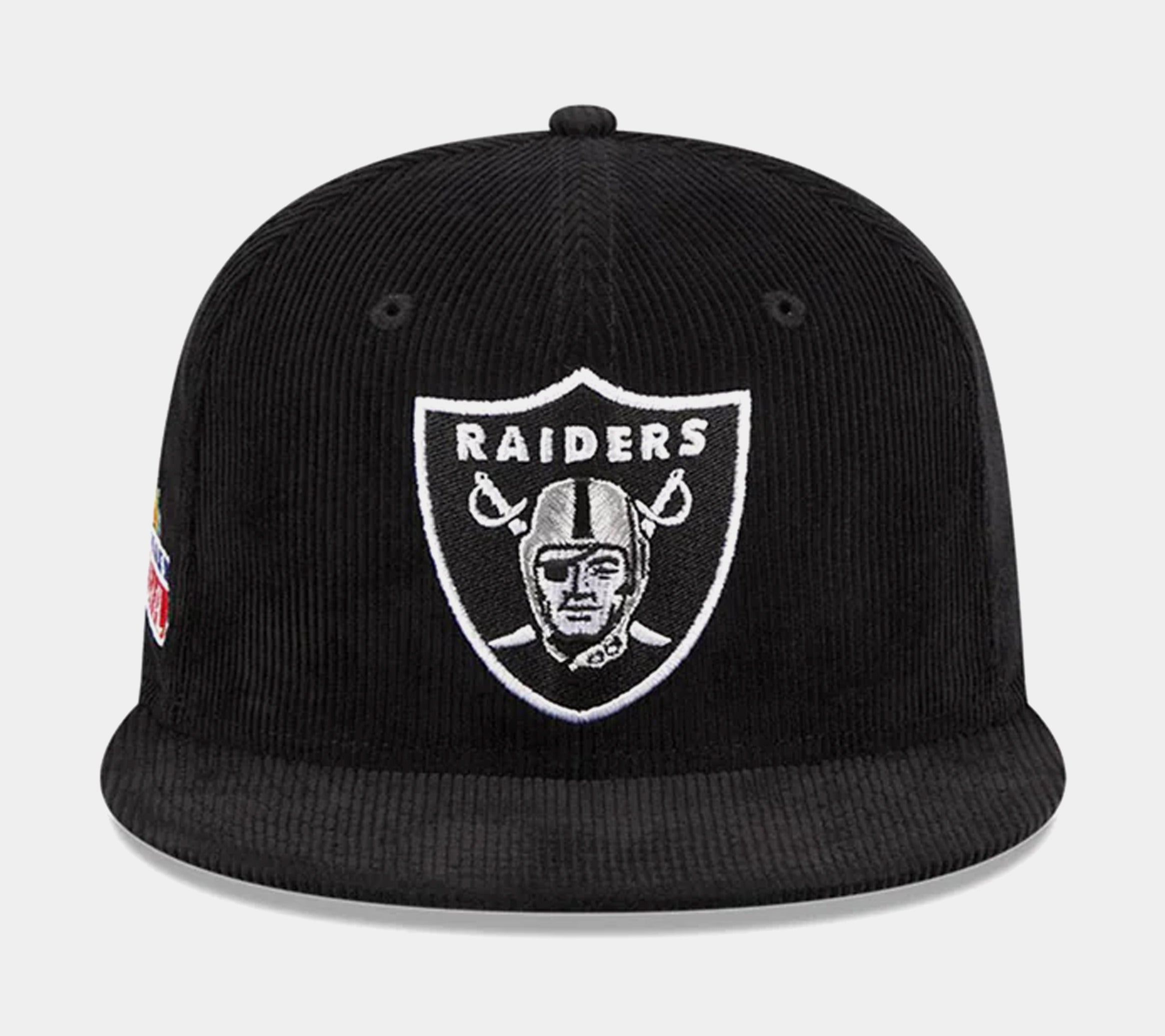 New Era Raiders Logo Patch Trucker 9FORTY Snapback Hat - Men's