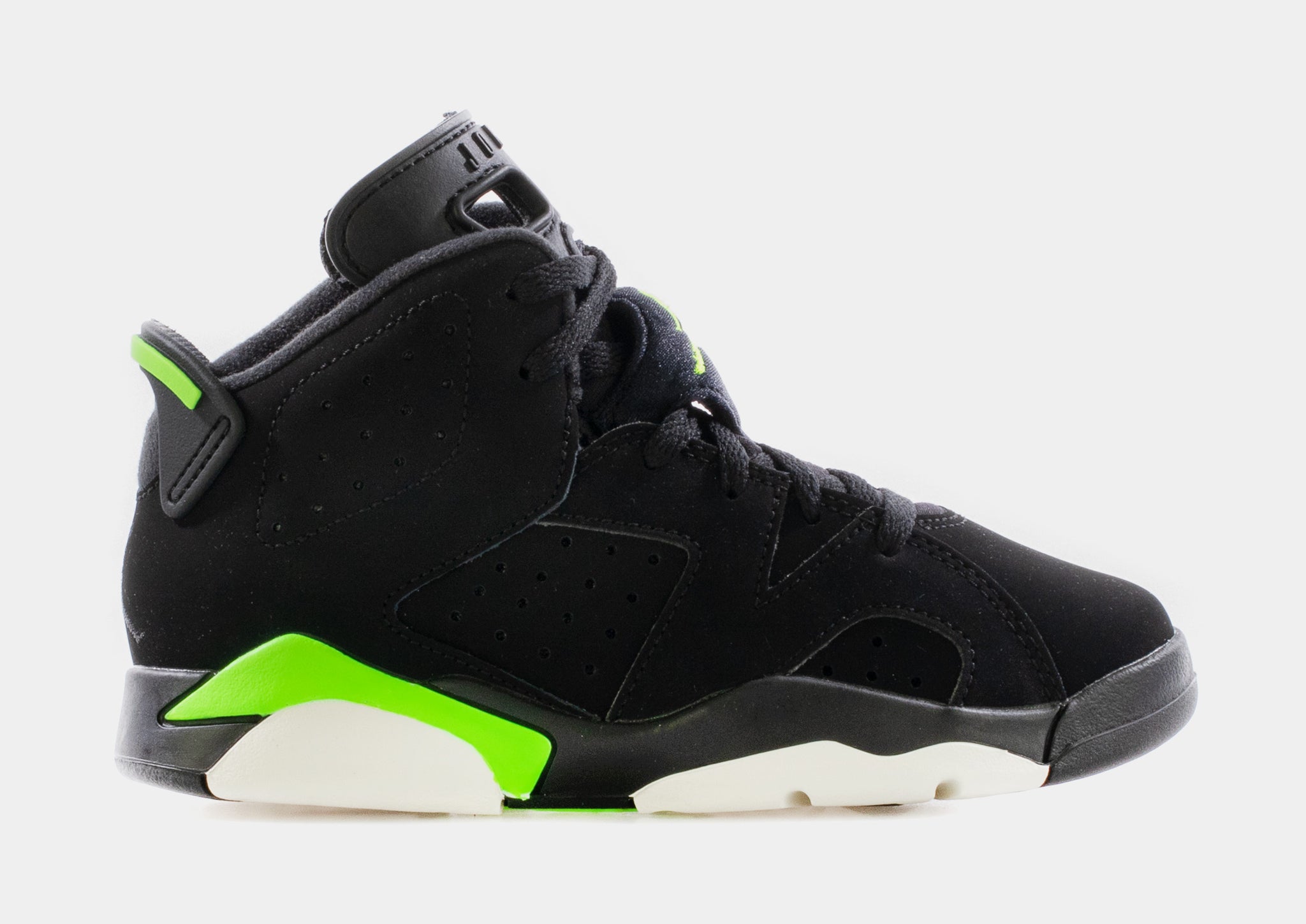 electric green jordan 6 preschool