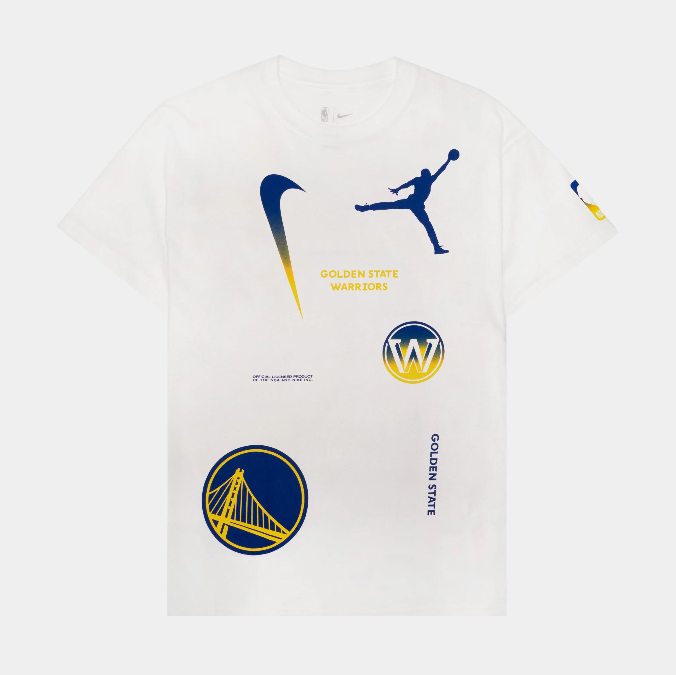 Nike Golden State Warriors NBA Womens T-Shirt Blue 941990-495 – Shoe Palace